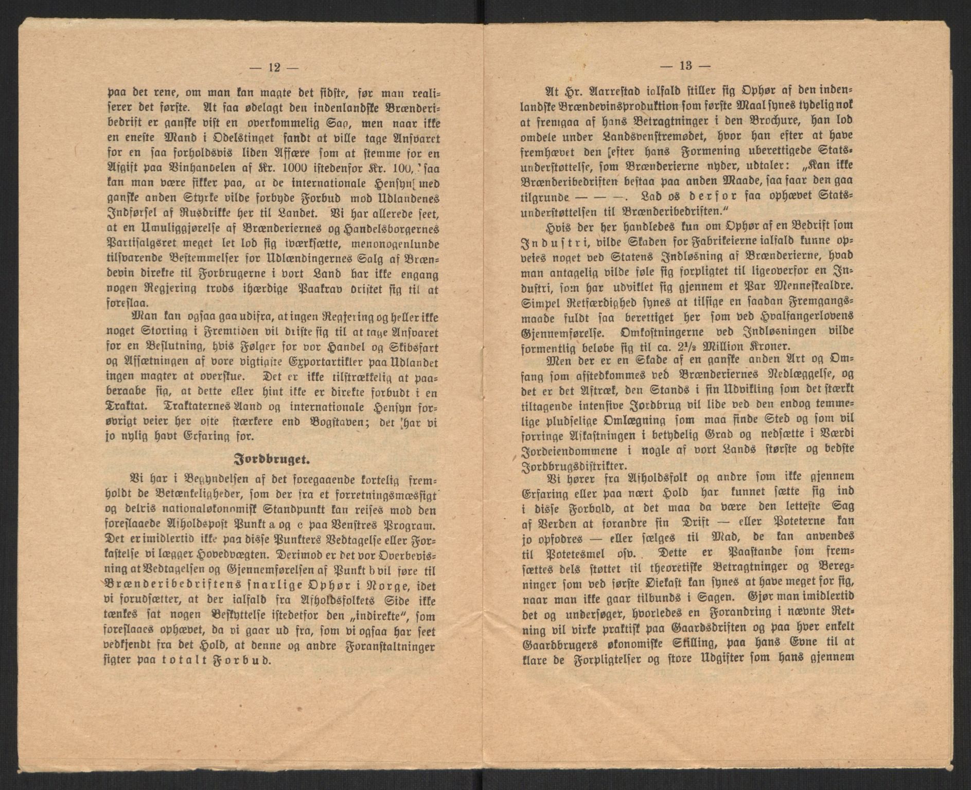 Venstres Hovedorganisasjon, RA/PA-0876/X/L0001: De eldste skrifter, 1860-1936, p. 821