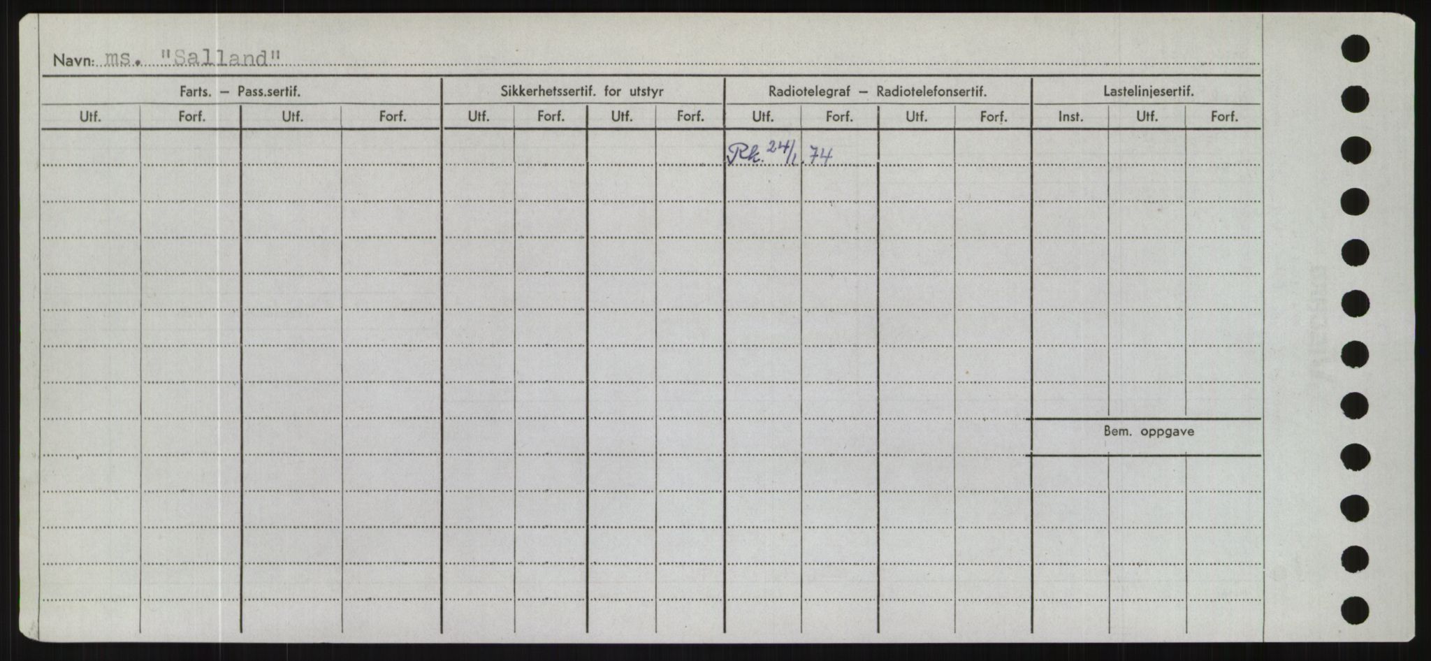 Sjøfartsdirektoratet med forløpere, Skipsmålingen, AV/RA-S-1627/H/Hd/L0031: Fartøy, Rju-Sam, p. 596