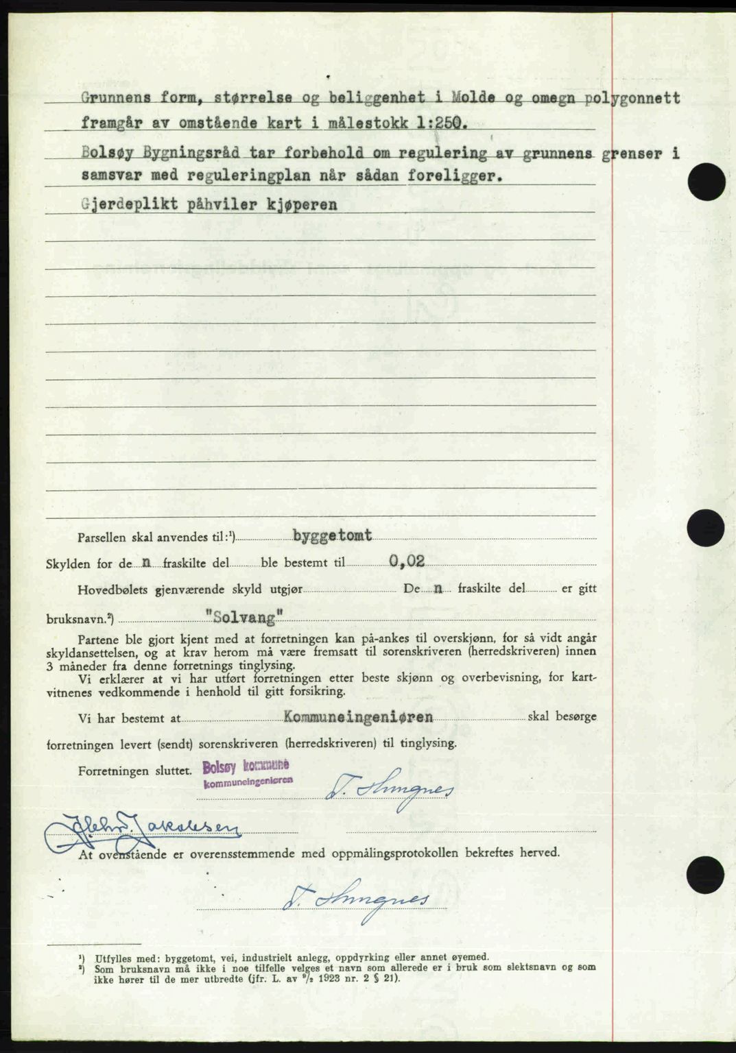 Romsdal sorenskriveri, AV/SAT-A-4149/1/2/2C: Mortgage book no. A26, 1948-1948, Diary no: : 1448/1948