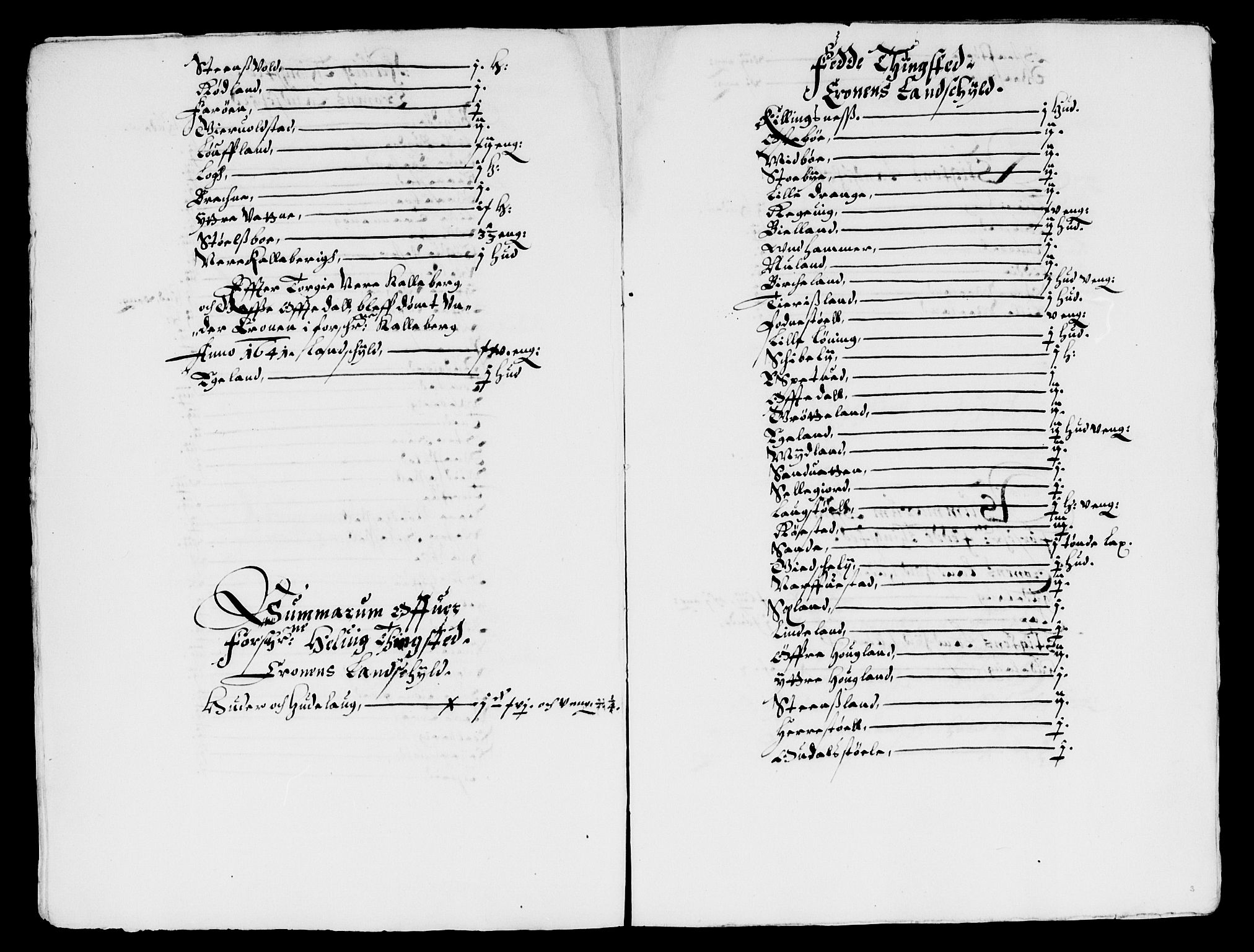 Rentekammeret inntil 1814, Reviderte regnskaper, Lensregnskaper, AV/RA-EA-5023/R/Rb/Rbr/L0018: Lista len, 1648-1651