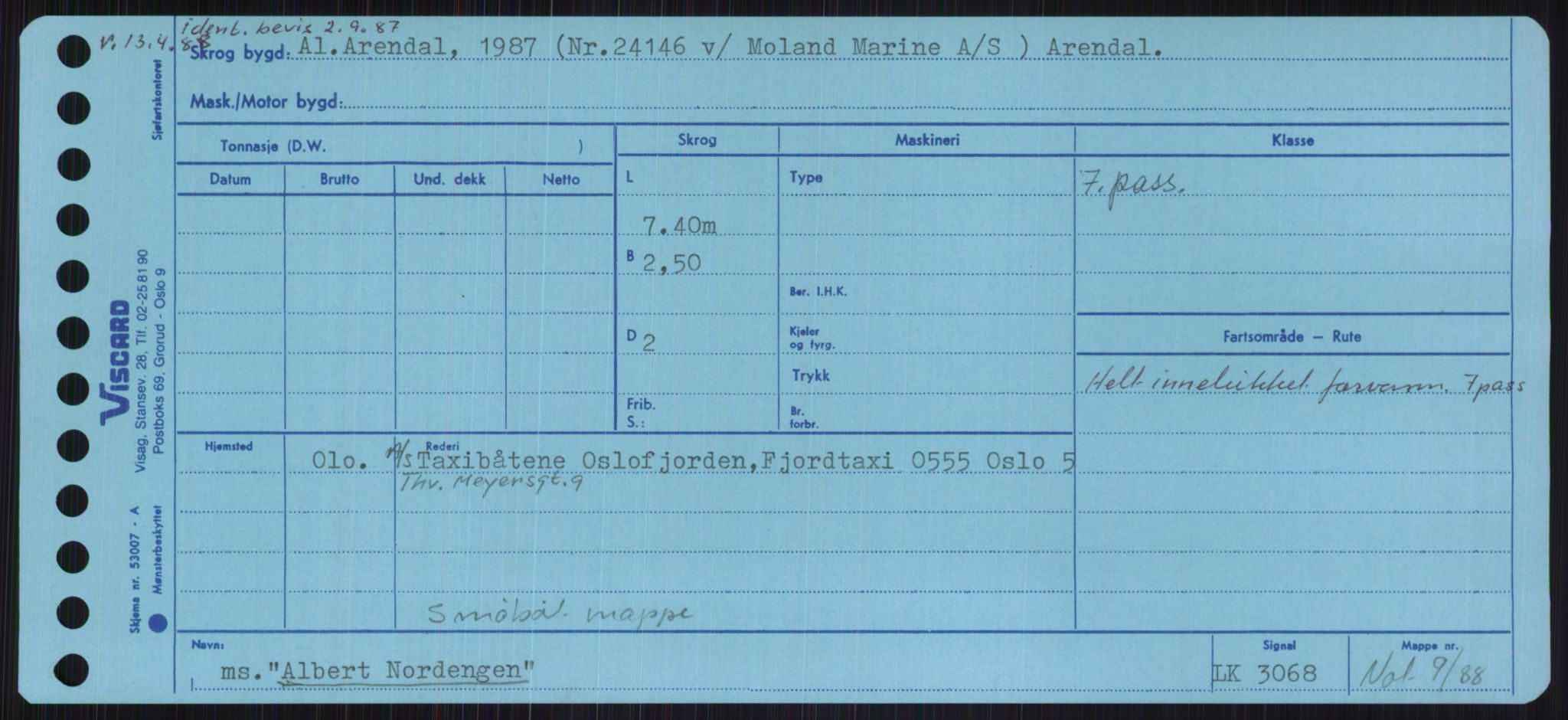 Sjøfartsdirektoratet med forløpere, Skipsmålingen, RA/S-1627/H/Ha/L0001/0001: Fartøy, A-Eig / Fartøy A-Bjøn, p. 73