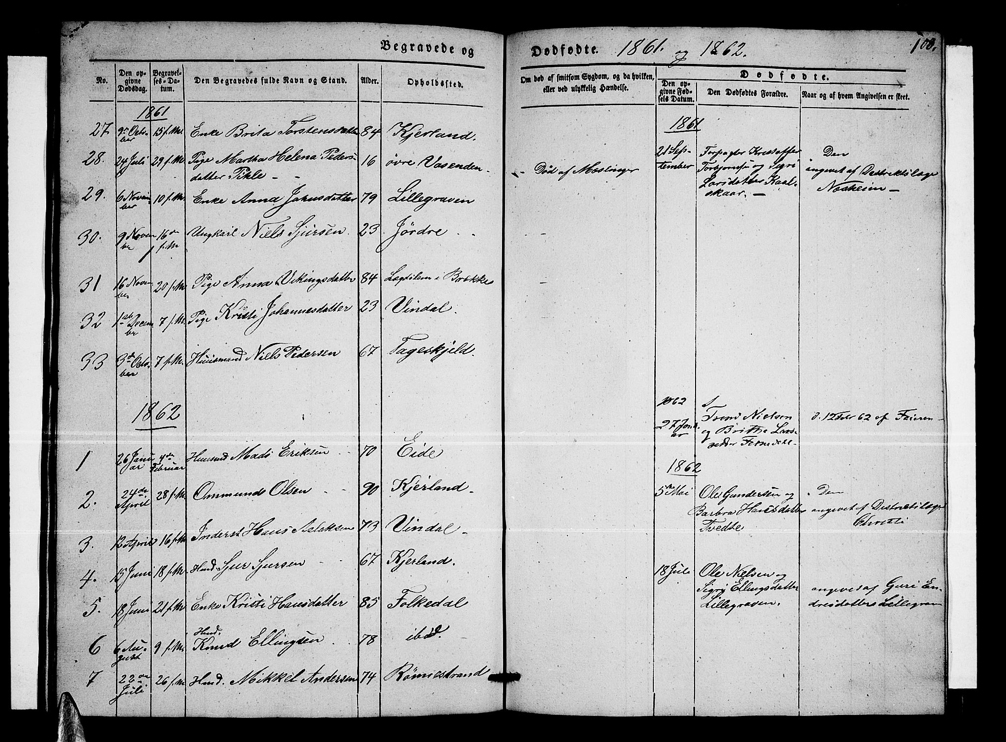 Ulvik sokneprestembete, SAB/A-78801/H/Hab: Parish register (copy) no. B 1, 1855-1868, p. 108
