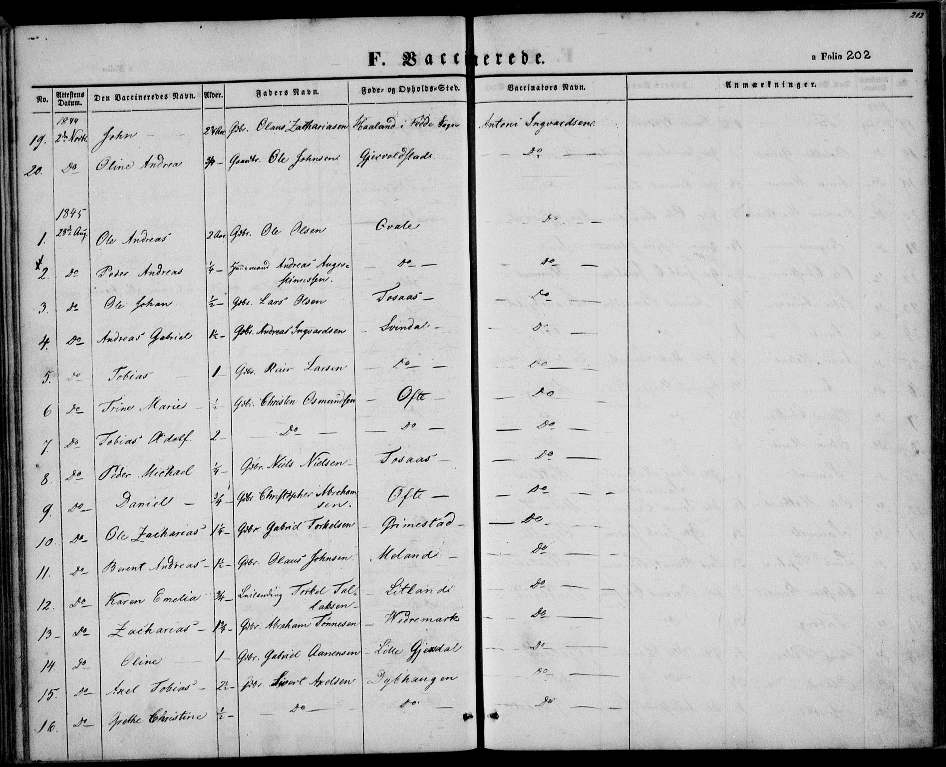 Herad sokneprestkontor, AV/SAK-1111-0018/F/Fa/Faa/L0004: Parish register (official) no. A 4, 1844-1853, p. 202