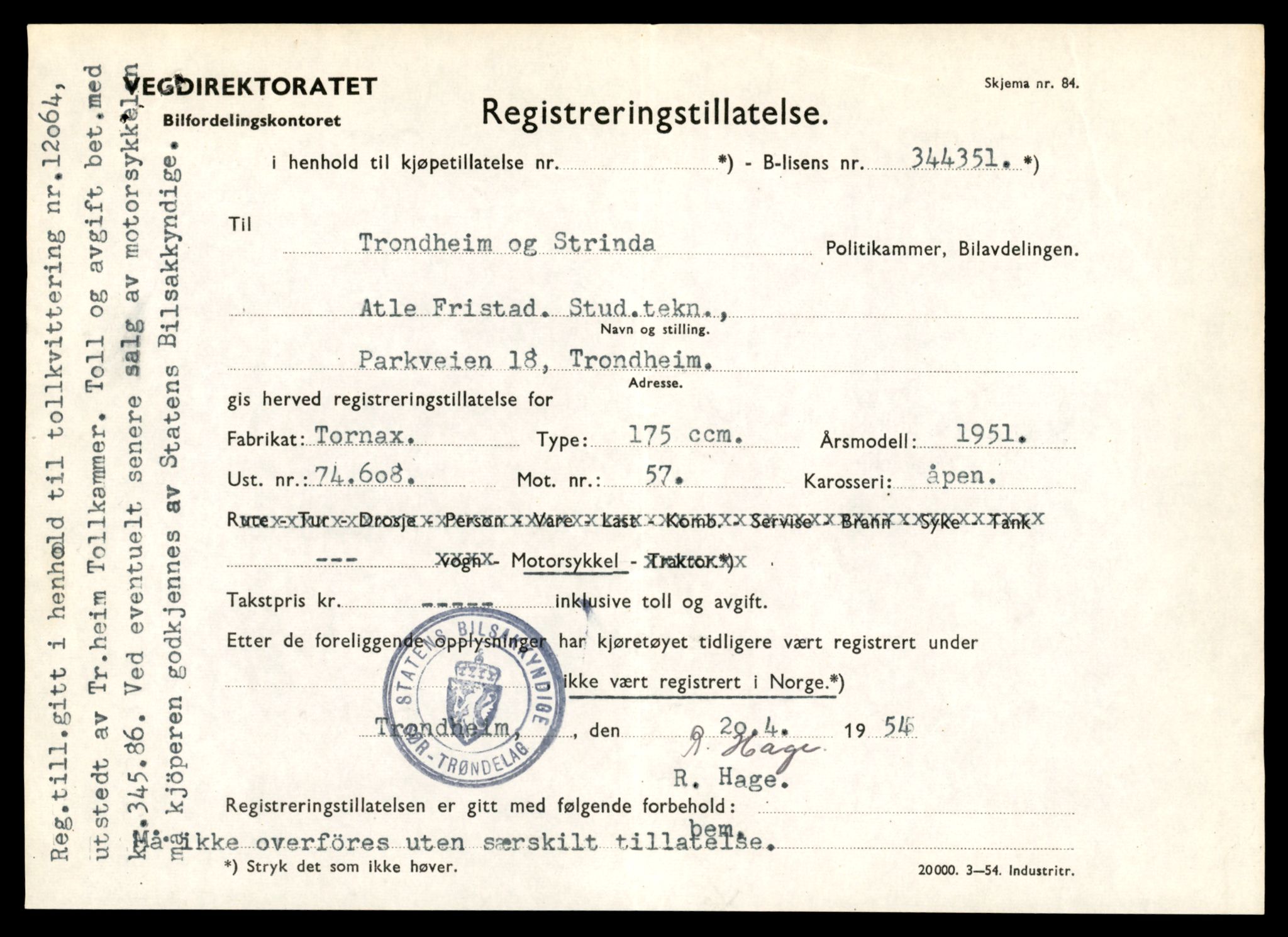 Møre og Romsdal vegkontor - Ålesund trafikkstasjon, AV/SAT-A-4099/F/Fe/L0038: Registreringskort for kjøretøy T 13180 - T 13360, 1927-1998, p. 871