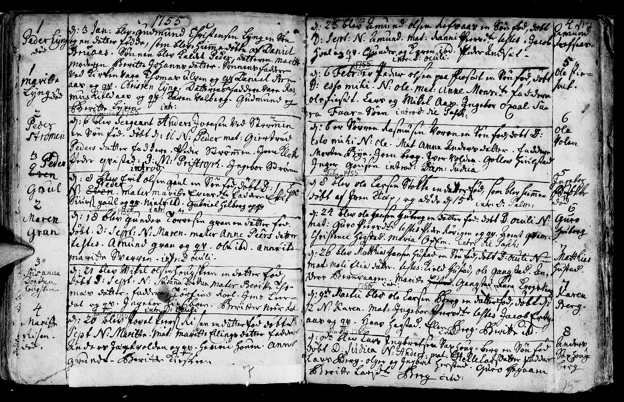 Ministerialprotokoller, klokkerbøker og fødselsregistre - Nord-Trøndelag, SAT/A-1458/730/L0272: Parish register (official) no. 730A01, 1733-1764, p. 117