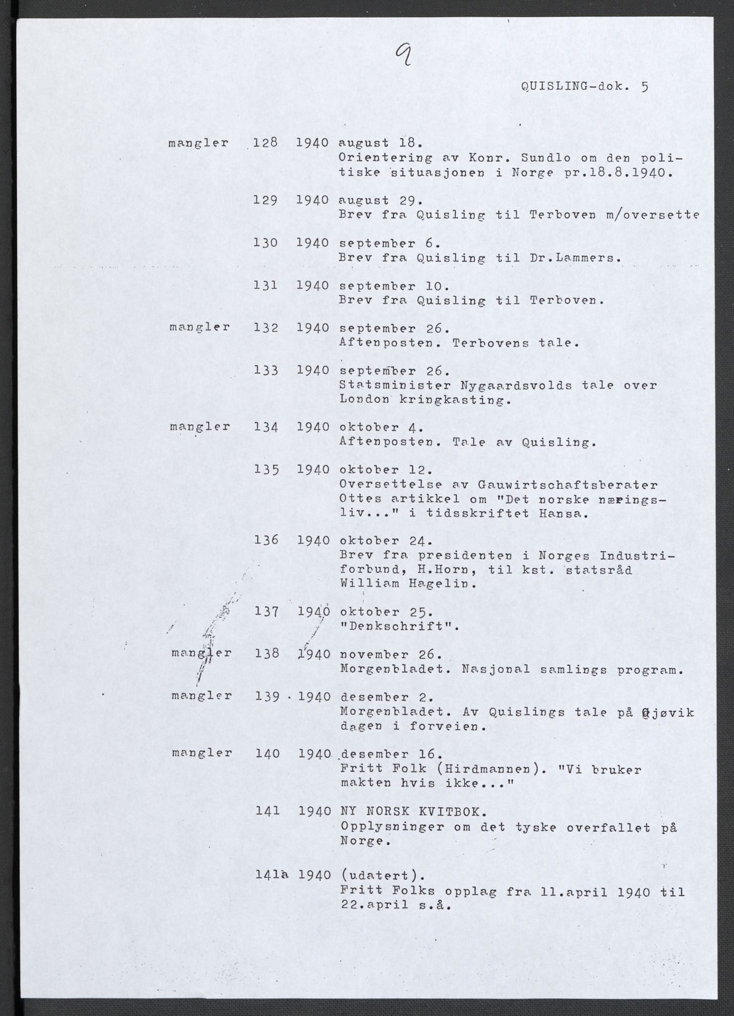 Landssvikarkivet, Oslo politikammer, AV/RA-S-3138-01/D/Da/L0003: Dnr. 29, 1945, p. 12