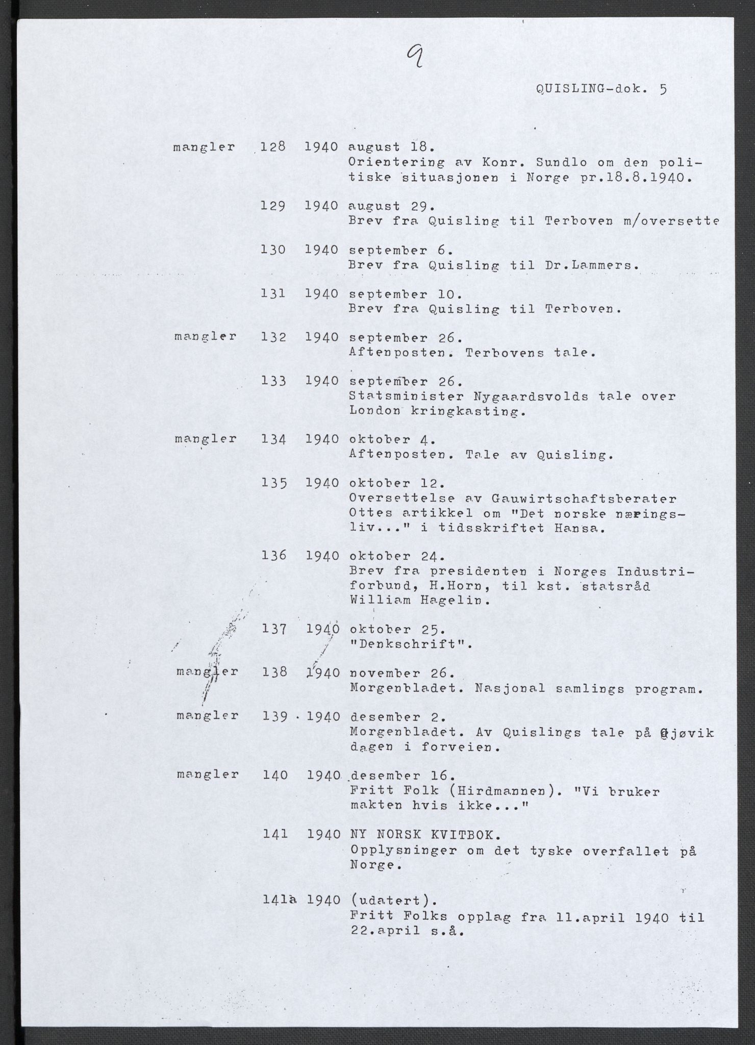 Landssvikarkivet, Oslo politikammer, RA/S-3138-01/D/Da/L0003: Dnr. 29, 1945, p. 12