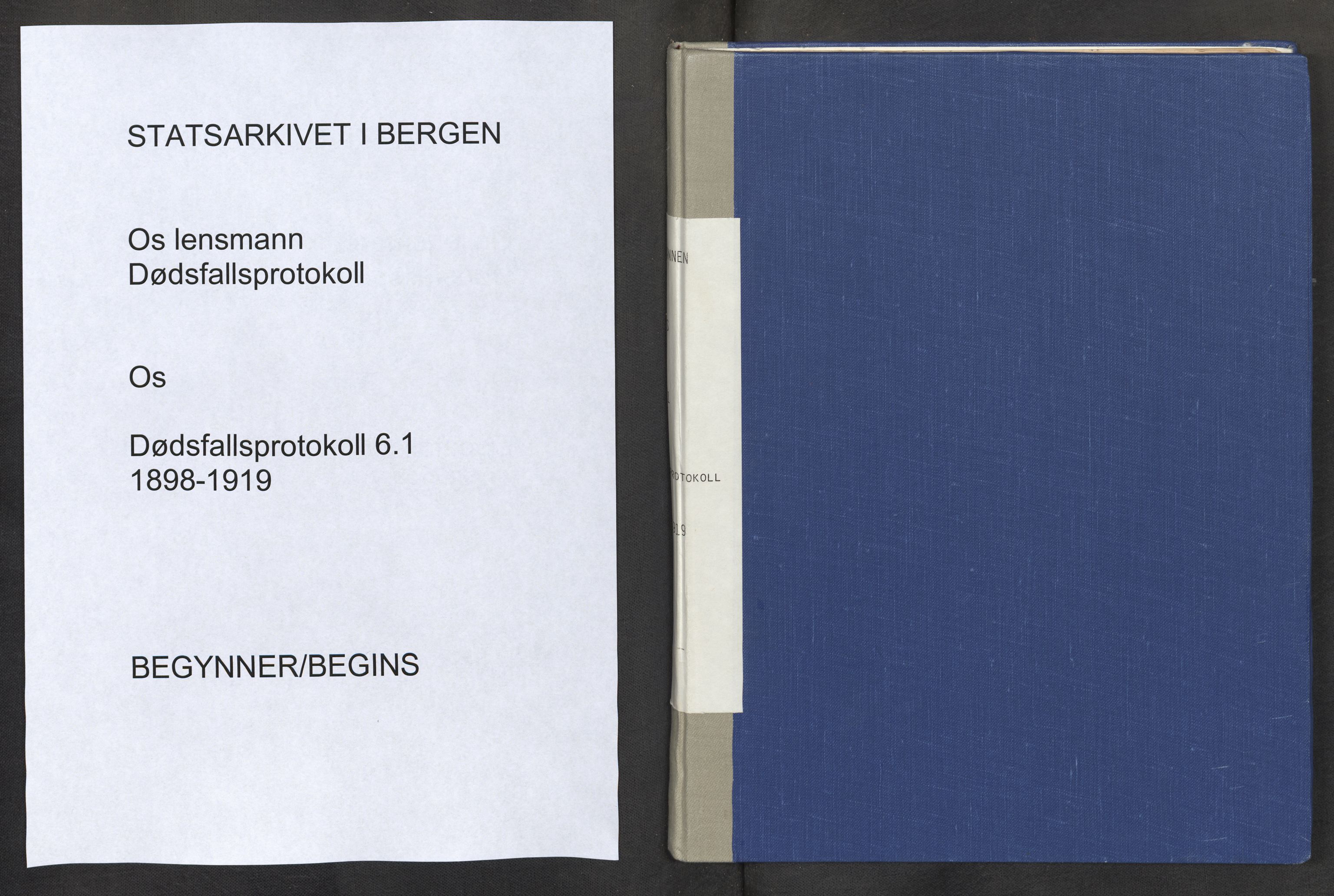 Lensmannen i Os, AV/SAB-A-34101/0006/L0001: Dødsfallprotokoll, 1898-1919