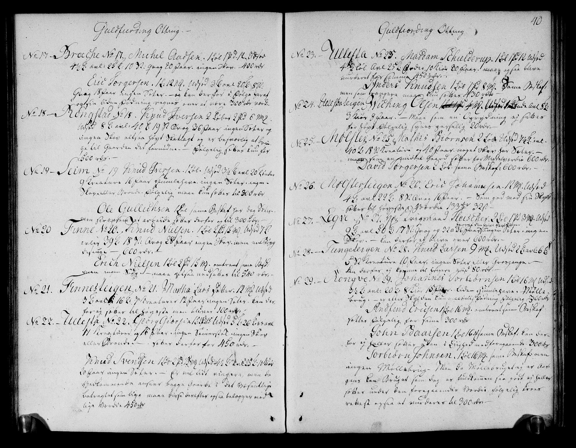 Rentekammeret inntil 1814, Realistisk ordnet avdeling, RA/EA-4070/N/Ne/Nea/L0110: Nordhordland og Voss fogderi. Deliberasjonsprotokoll, 1803, p. 45