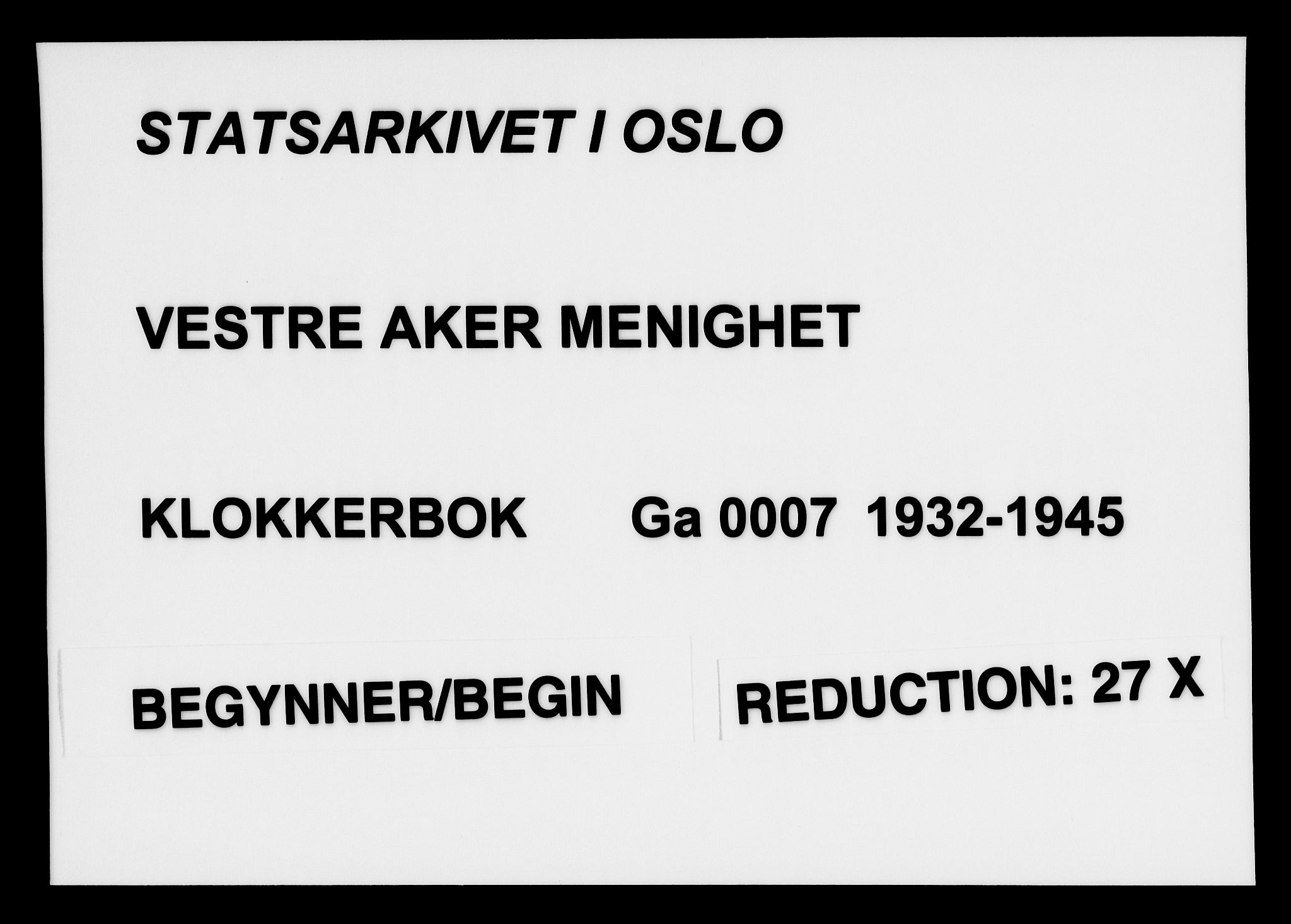 Vestre Aker prestekontor Kirkebøker, AV/SAO-A-10025/G/Ga/L0007: Parish register (copy) no. I 7, 1932-1945