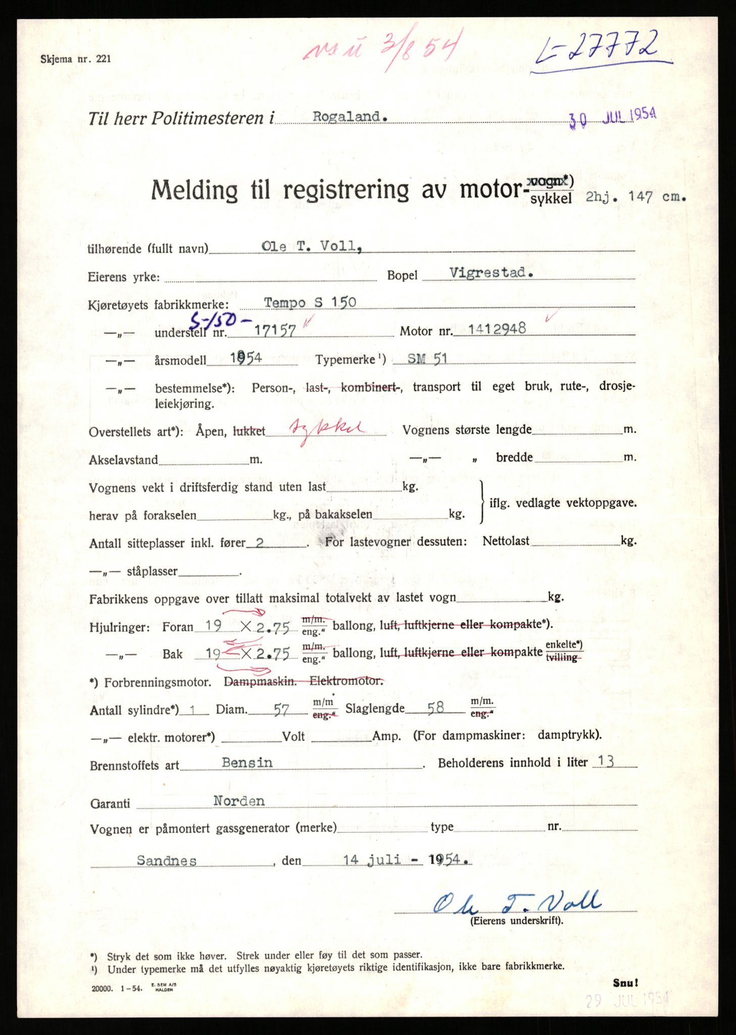 Stavanger trafikkstasjon, AV/SAST-A-101942/0/F/L0045: L-27000 - L-27799, 1930-1971, p. 2147