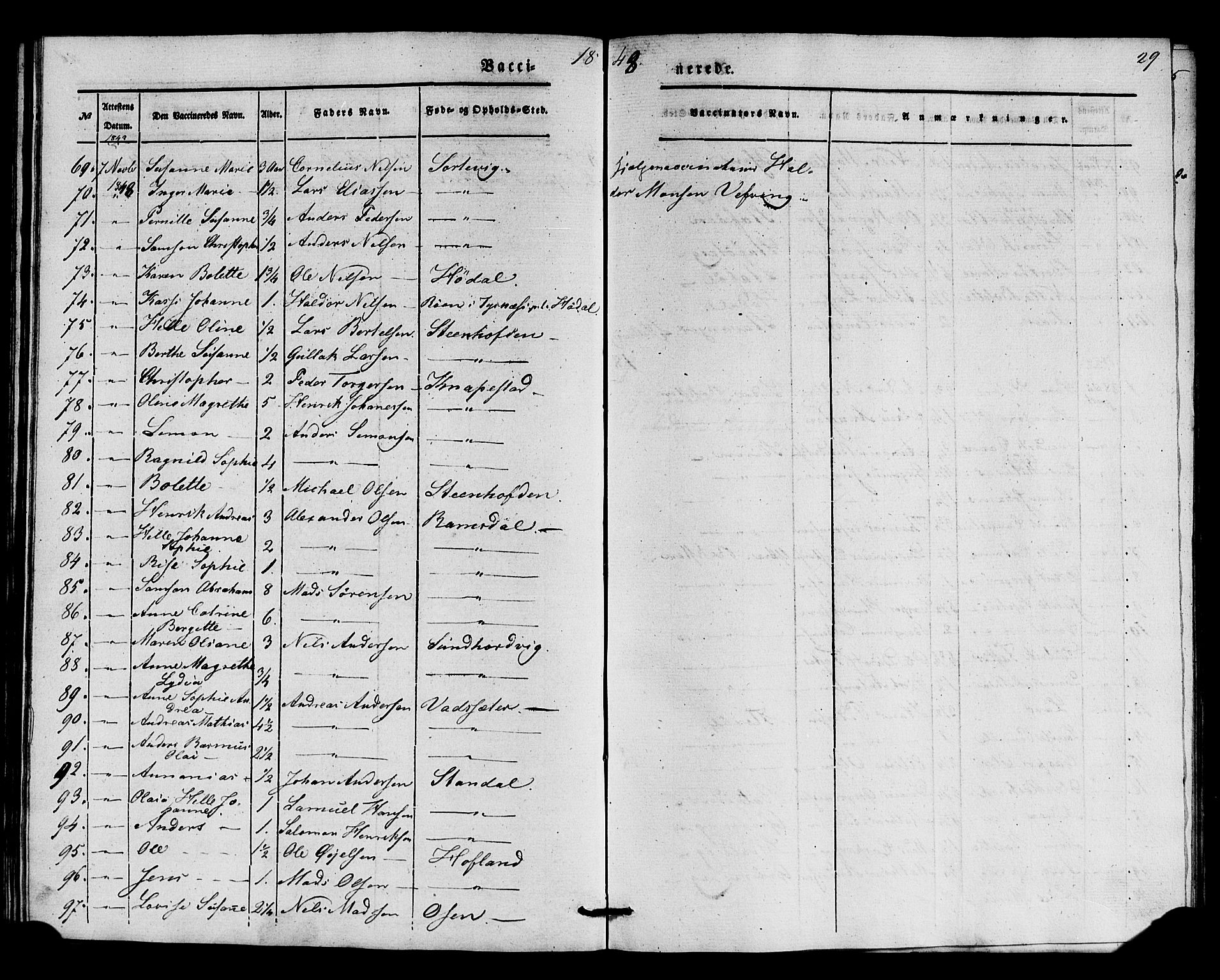 Kinn sokneprestembete, SAB/A-80801/H/Haa/Haaa/L0016: Parish register (official) no. A 16, 1841-1858, p. 29