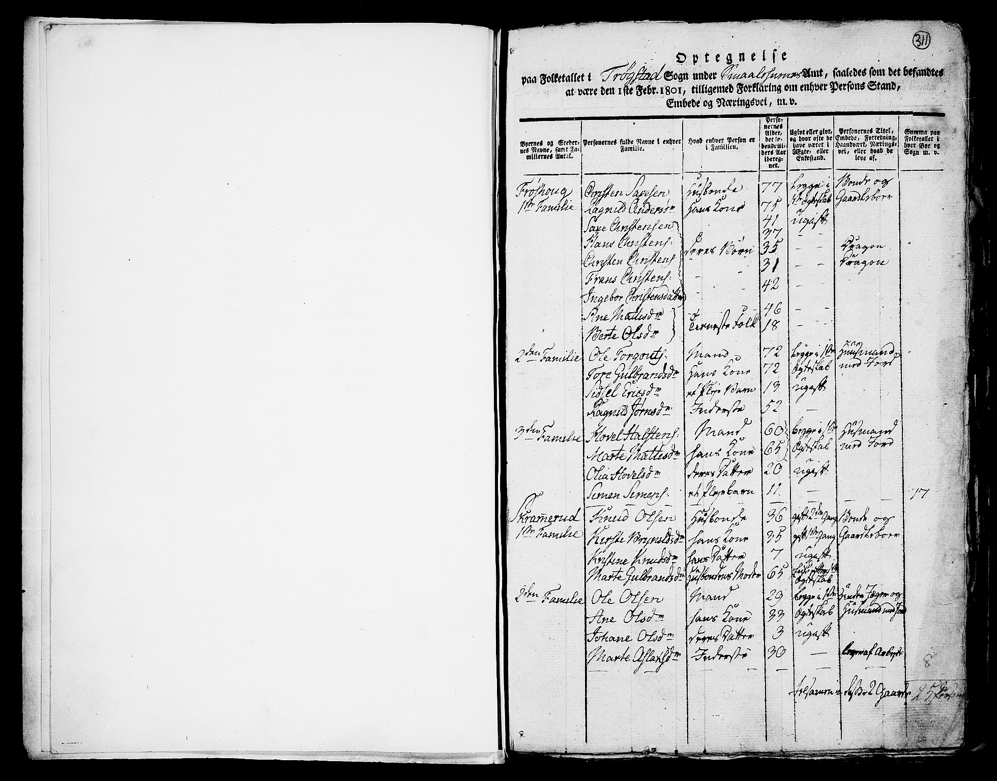 RA, 1801 census for 0122P Trøgstad, 1801, p. 311a