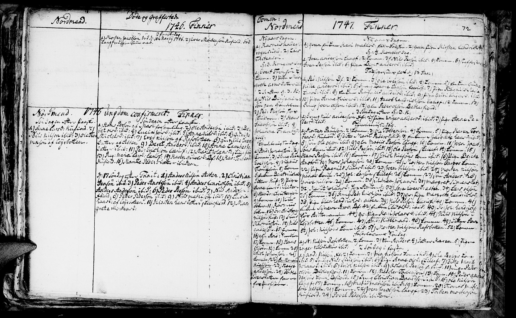 Talvik sokneprestkontor, SATØ/S-1337/H/Ha/L0003kirke: Parish register (official) no. 3, 1735-1752, p. 72