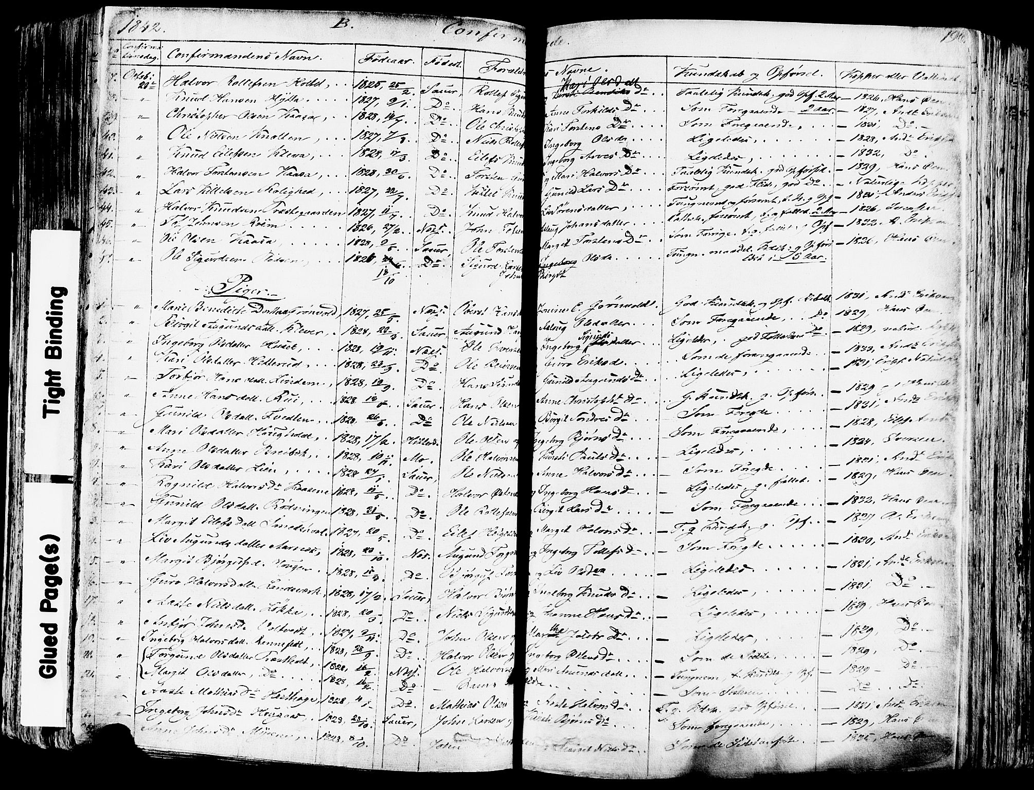Sauherad kirkebøker, SAKO/A-298/F/Fa/L0006: Parish register (official) no. I 6, 1827-1850, p. 196