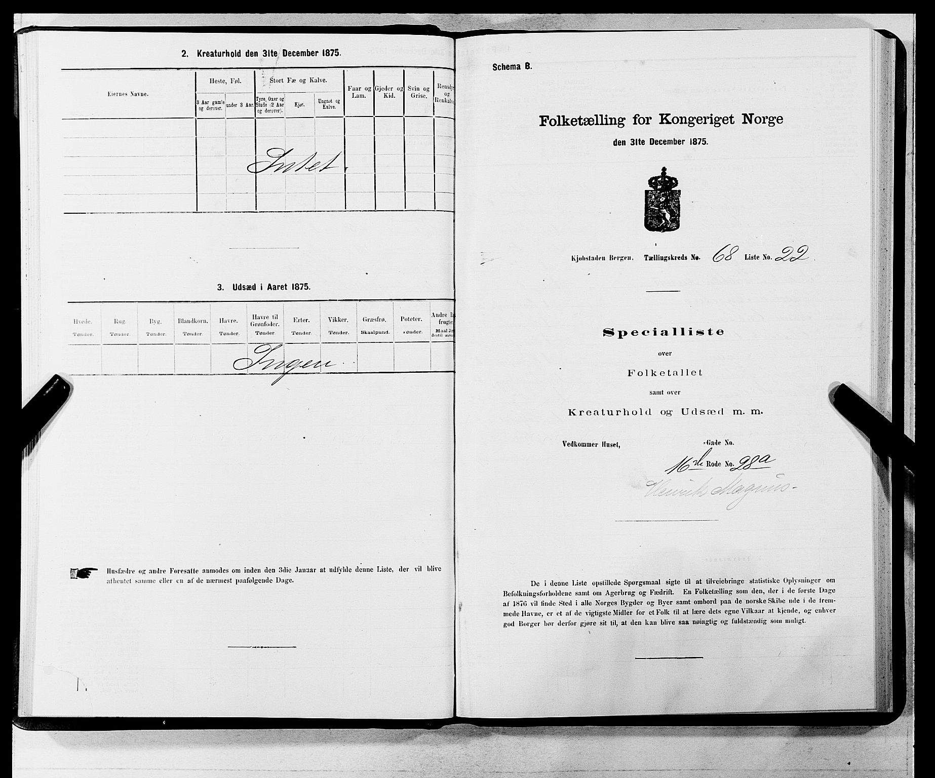 SAB, 1875 census for 1301 Bergen, 1875, p. 3648