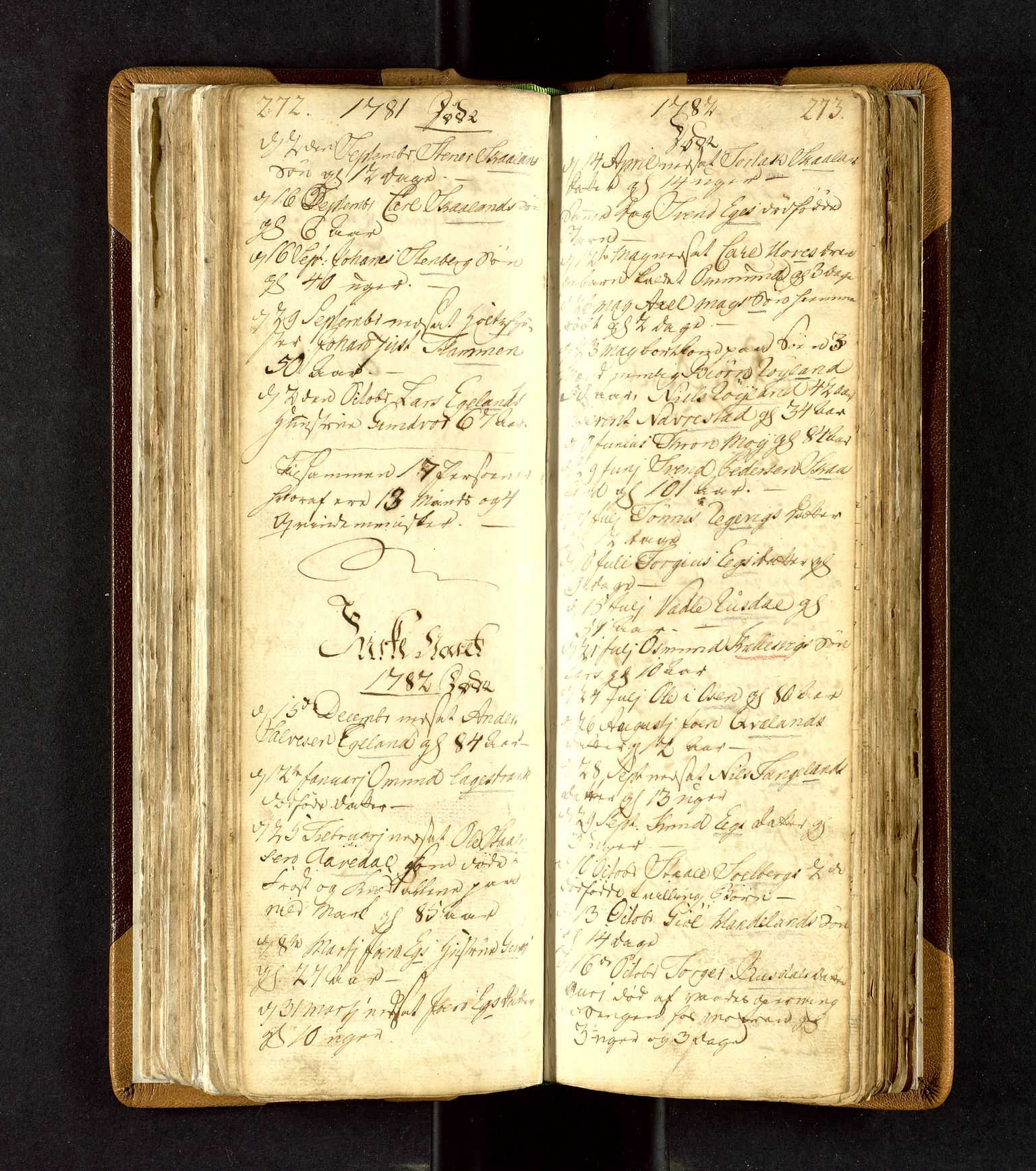 Lund sokneprestkontor, AV/SAST-A-101809/S06/L0003: Parish register (official) no. A 3, 1761-1801, p. 272-273