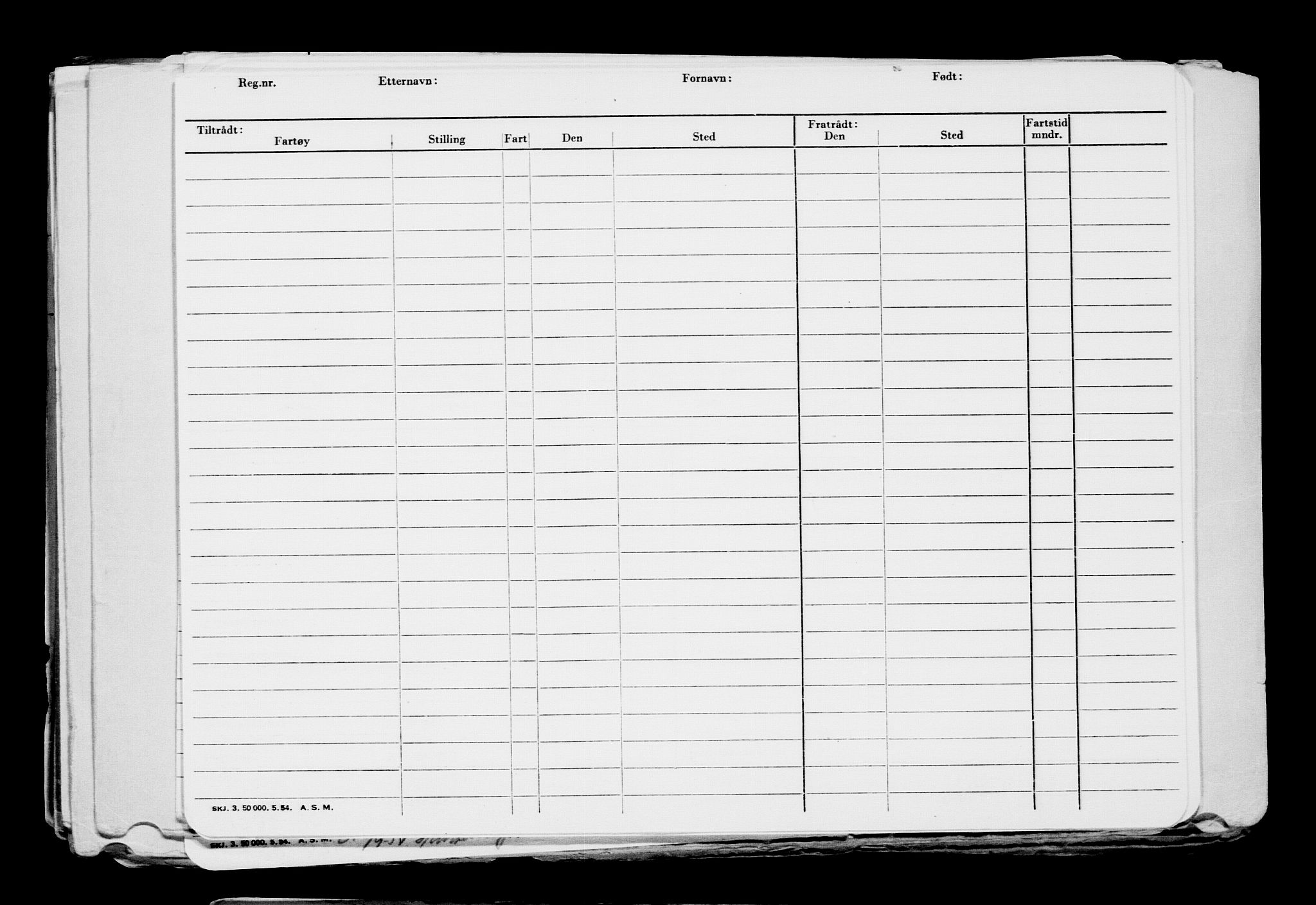 Direktoratet for sjømenn, RA/S-3545/G/Gb/L0213: Hovedkort, 1922, p. 302