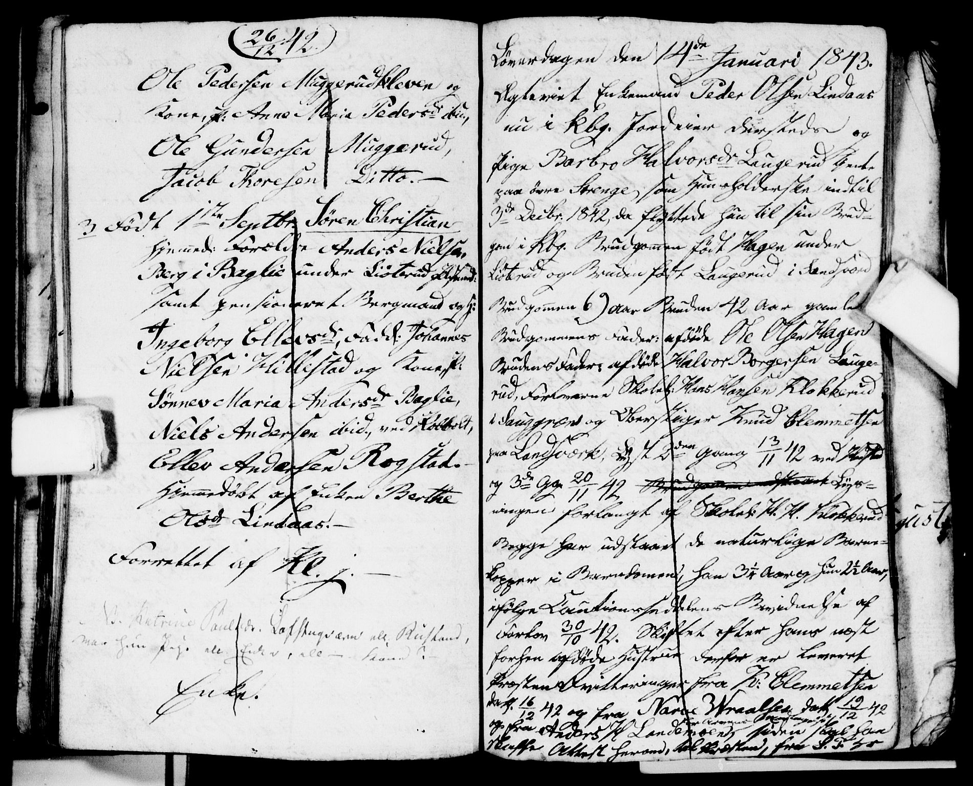 Sandsvær kirkebøker, SAKO/A-244/G/Gd/L0002: Parish register (copy) no. IV 2, 1840-1844