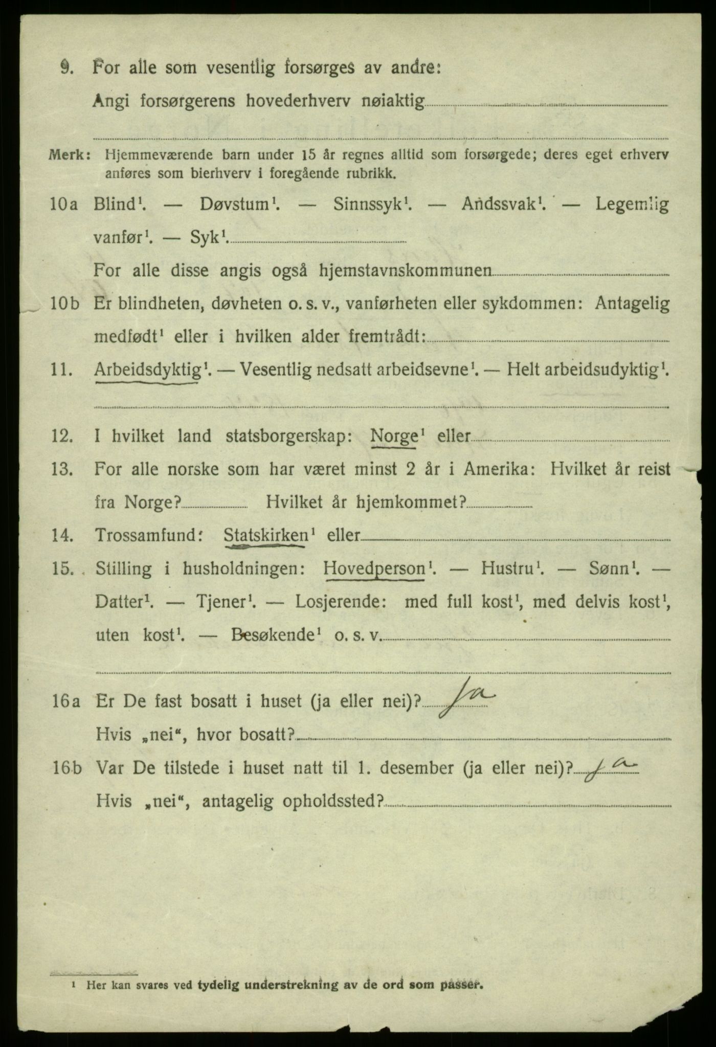 SAB, 1920 census for Haus, 1920, p. 11841