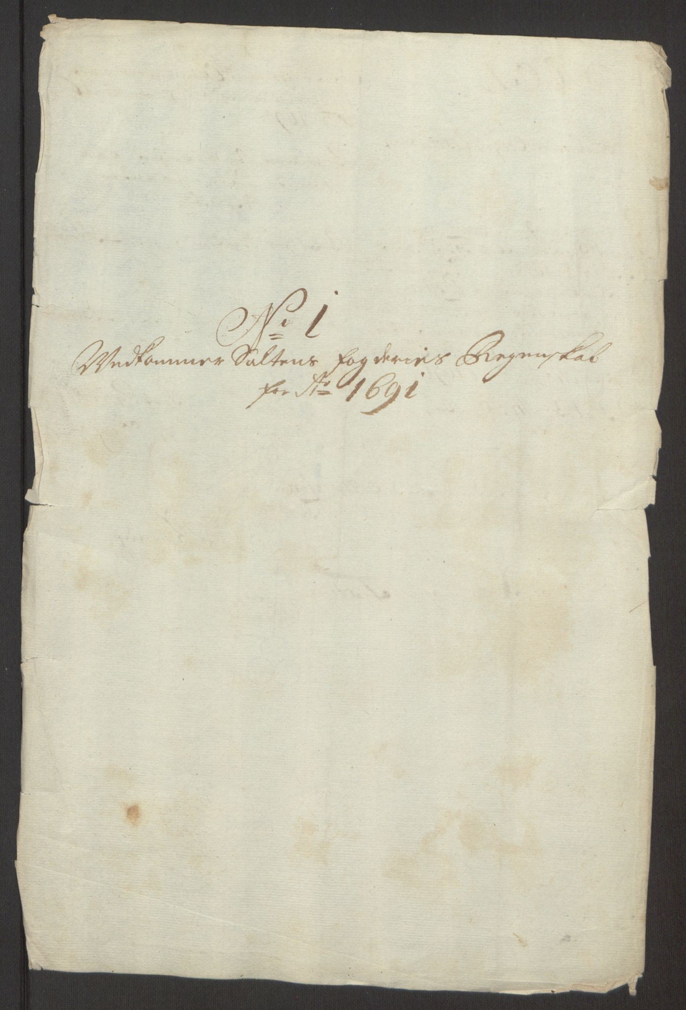 Rentekammeret inntil 1814, Reviderte regnskaper, Fogderegnskap, RA/EA-4092/R66/L4577: Fogderegnskap Salten, 1691-1693, p. 112
