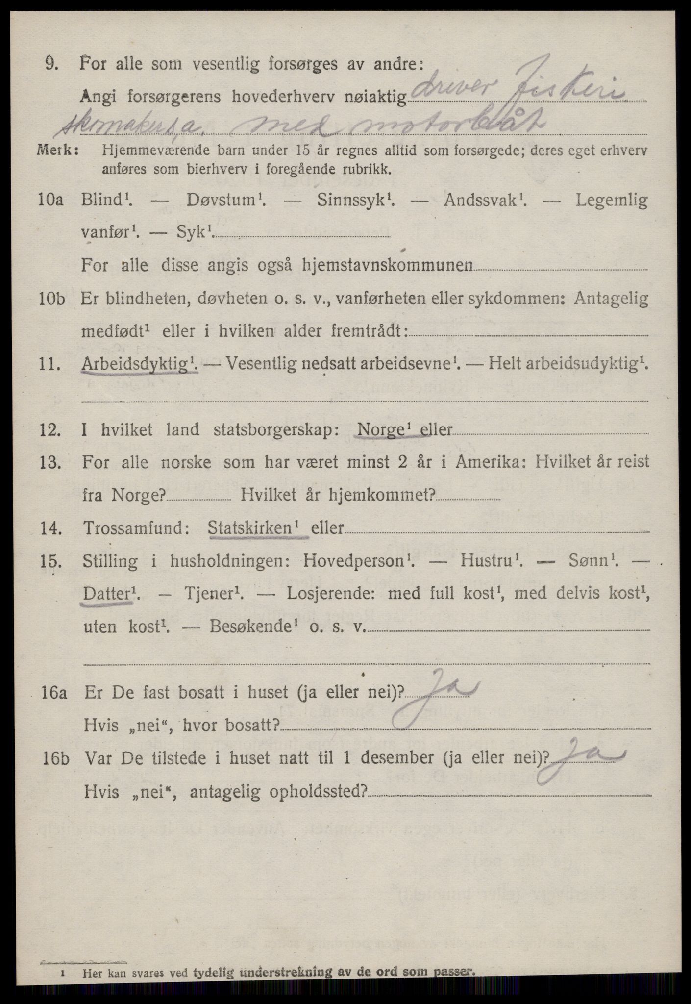 SAT, 1920 census for Aukra, 1920, p. 1720