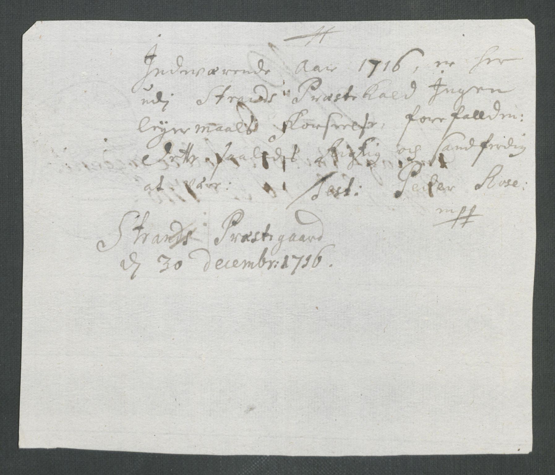 Rentekammeret inntil 1814, Reviderte regnskaper, Fogderegnskap, AV/RA-EA-4092/R47/L2869: Fogderegnskap Ryfylke, 1716, p. 278