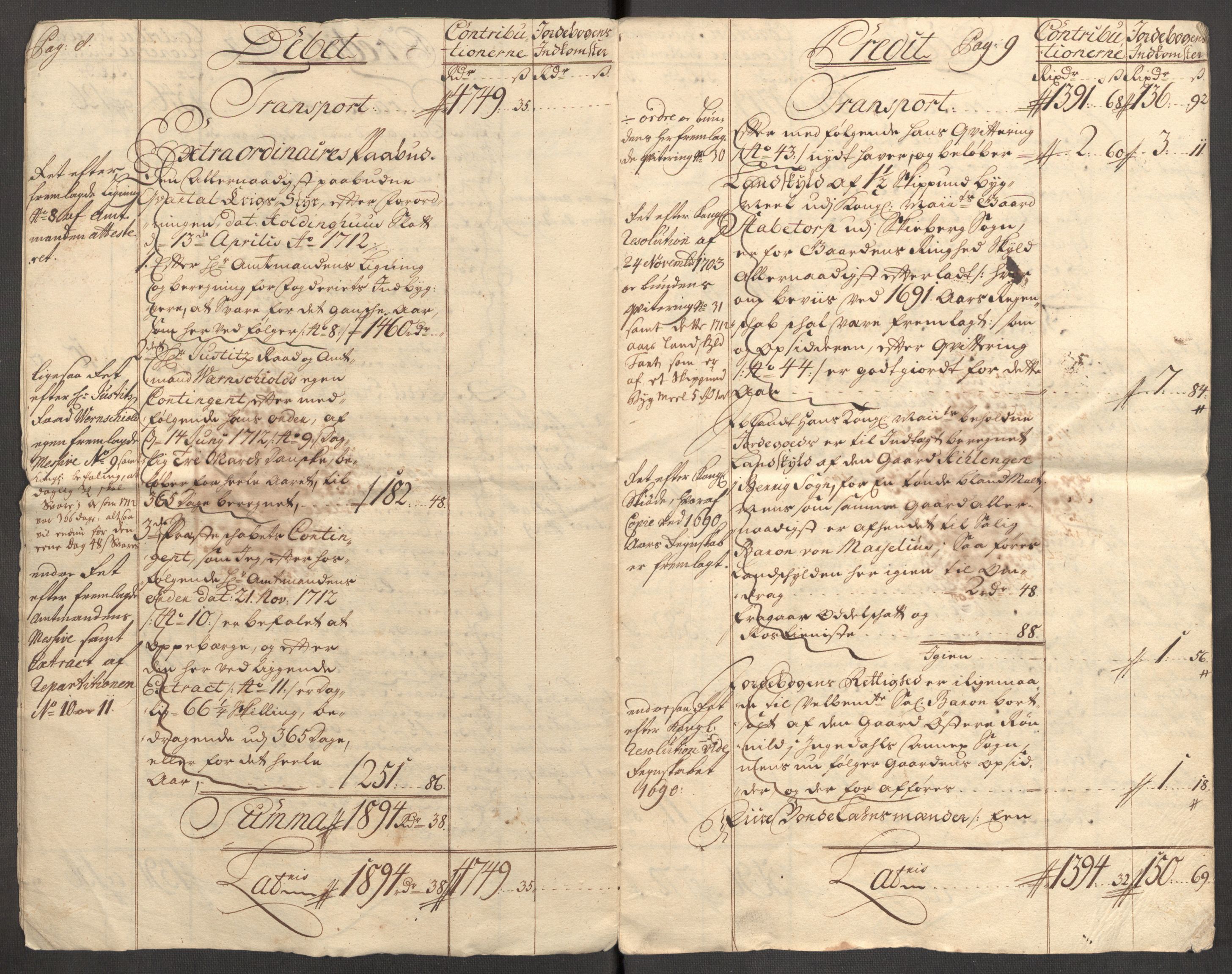 Rentekammeret inntil 1814, Reviderte regnskaper, Fogderegnskap, AV/RA-EA-4092/R01/L0021: Fogderegnskap Idd og Marker, 1712, p. 7