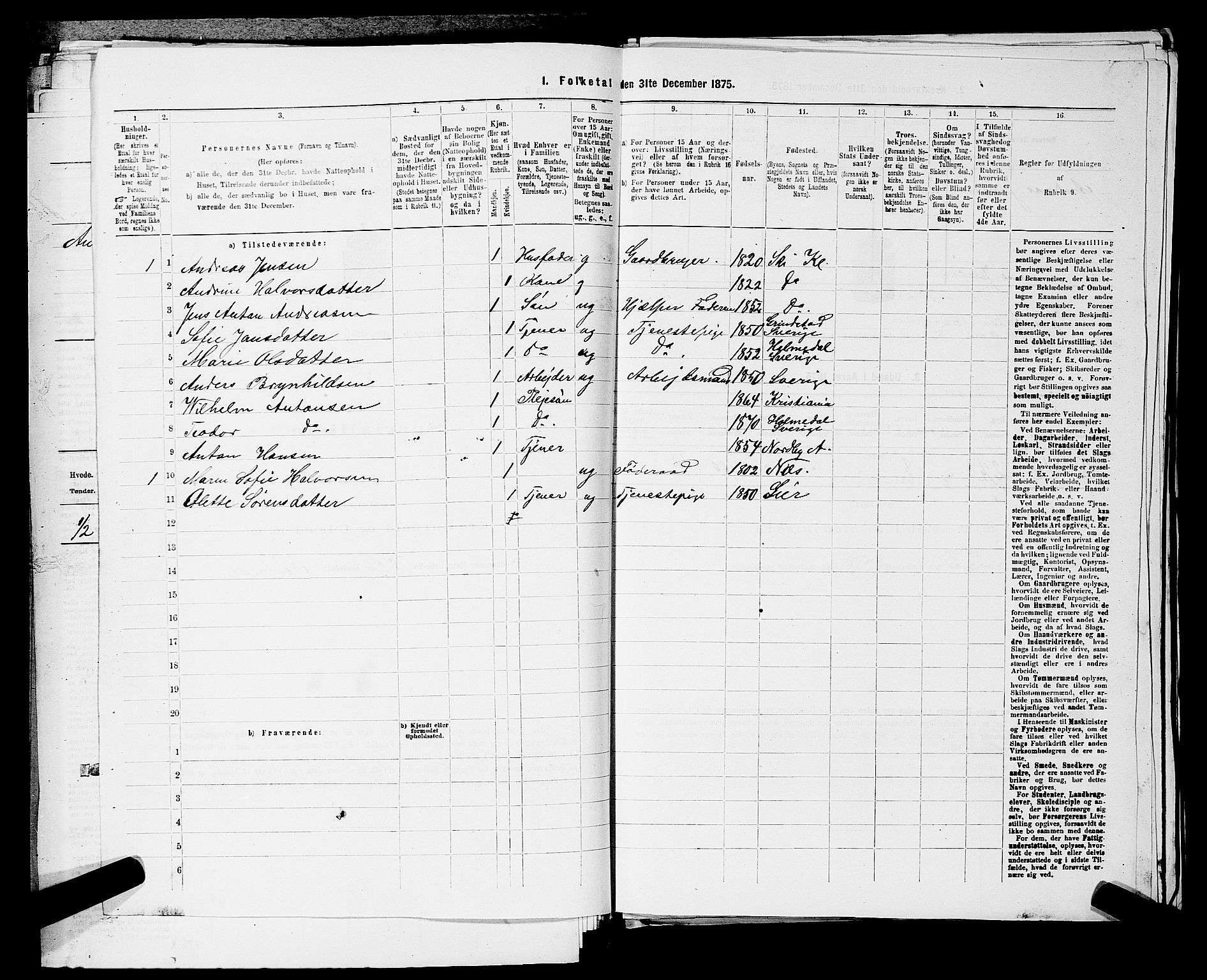 RA, 1875 census for 0214P Ås, 1875, p. 744