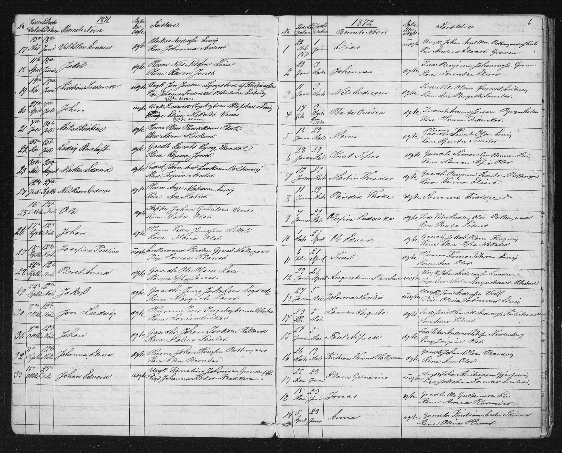 Ministerialprotokoller, klokkerbøker og fødselsregistre - Sør-Trøndelag, SAT/A-1456/651/L0647: Parish register (copy) no. 651C01, 1866-1914, p. 6