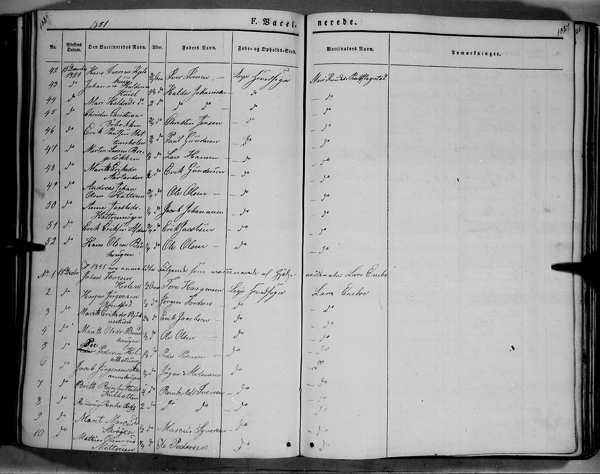 Lesja prestekontor, AV/SAH-PREST-068/H/Ha/Haa/L0006: Parish register (official) no. 6B, 1843-1854, p. 1026-1027