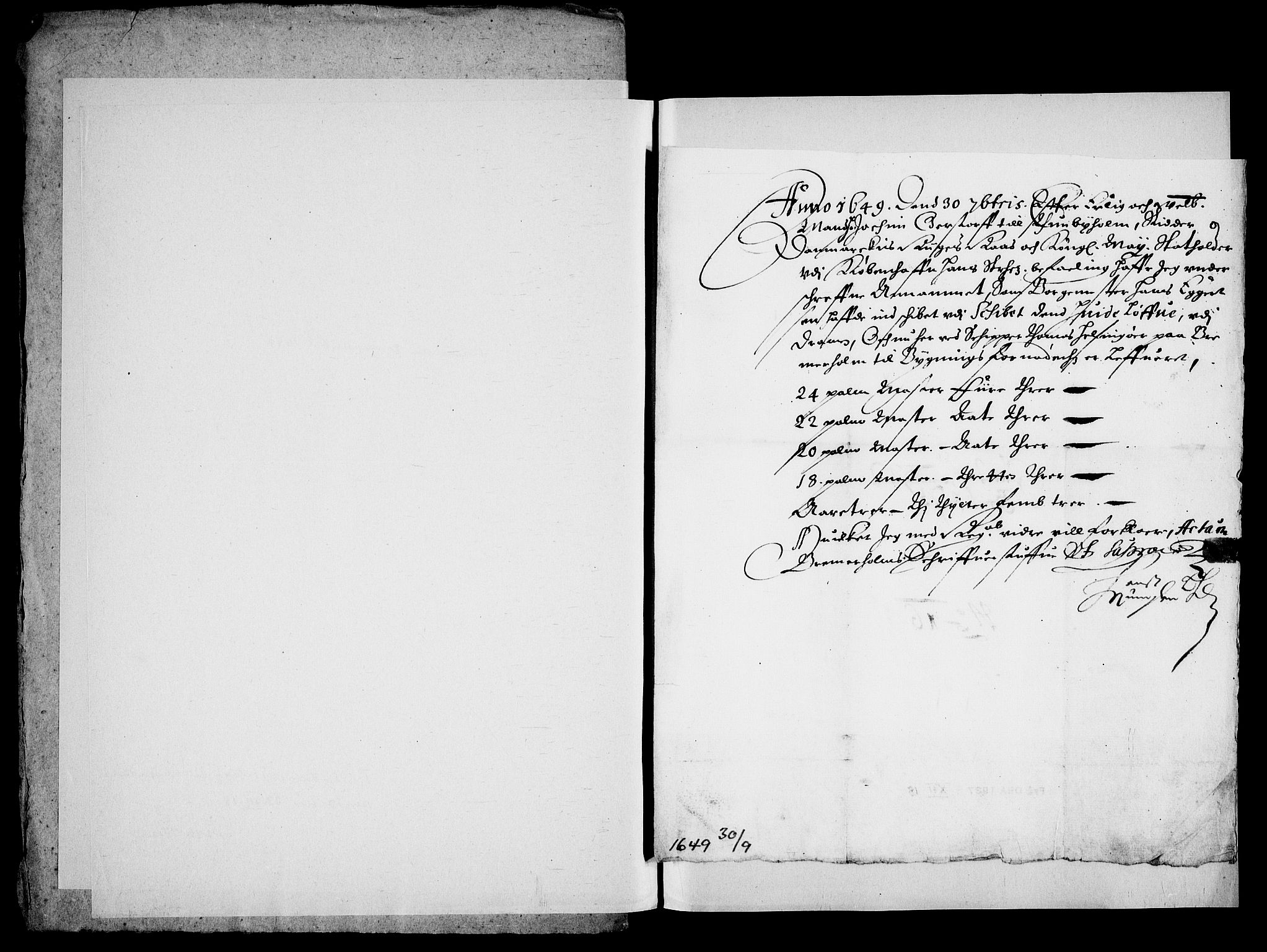Danske Kanselli, Skapsaker, RA/EA-4061/G/L0019: Tillegg til skapsakene, 1616-1753, p. 136