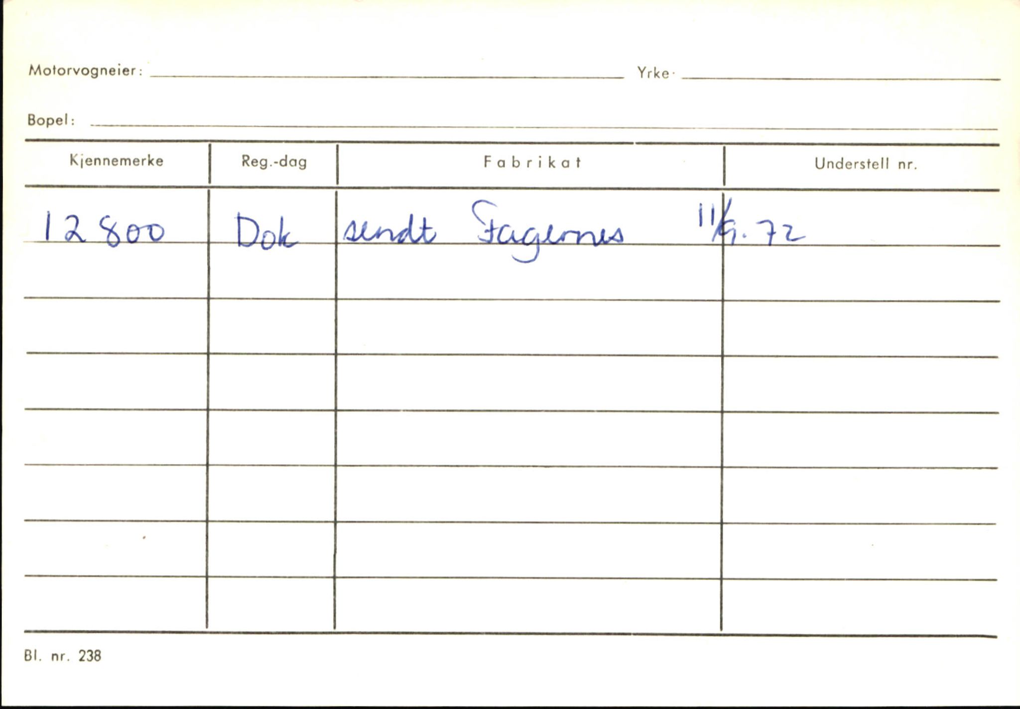 Statens vegvesen, Sogn og Fjordane vegkontor, SAB/A-5301/4/F/L0145: Registerkort Vågsøy S-Å. Årdal I-P, 1945-1975, p. 2327