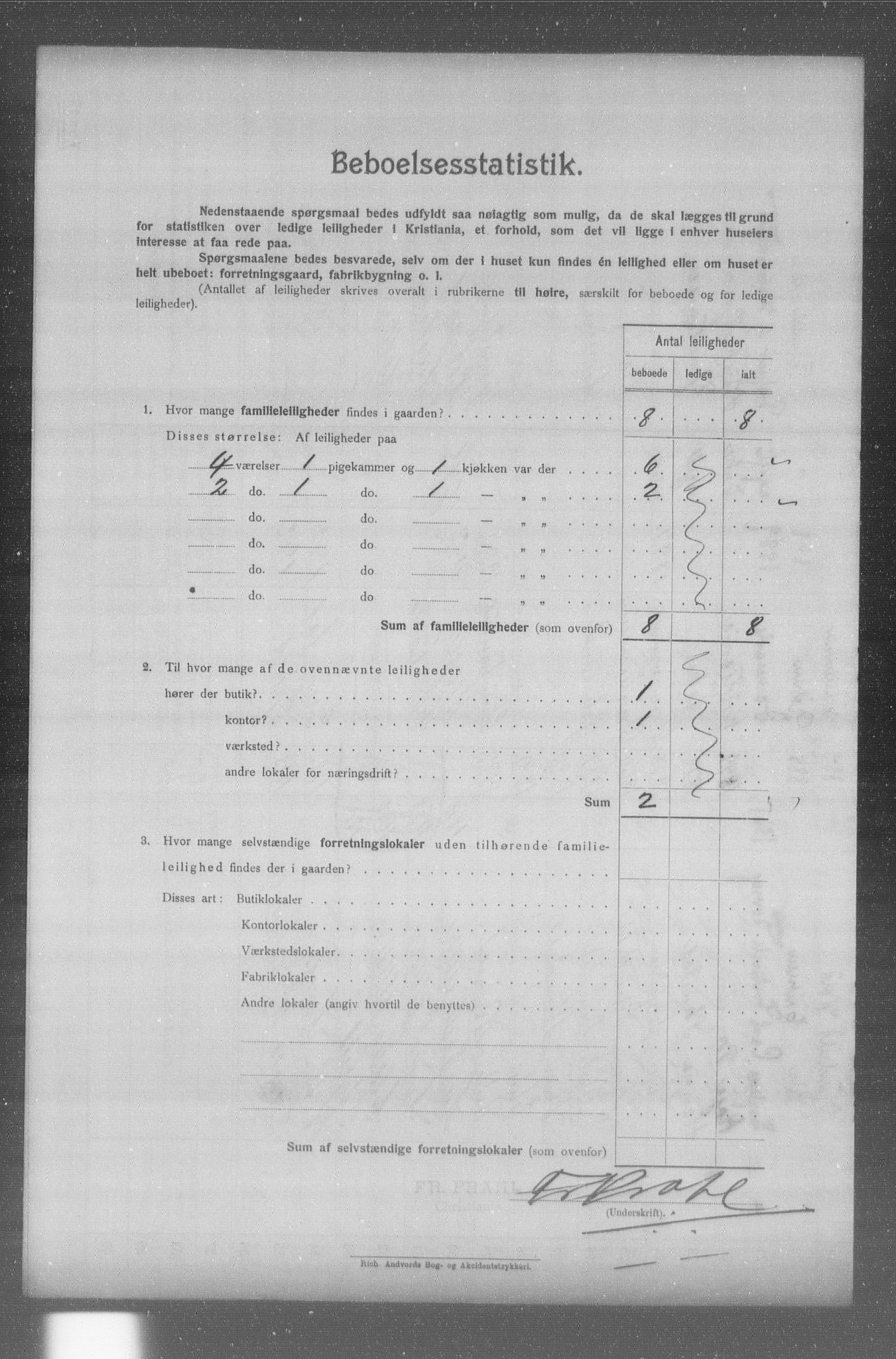 OBA, Municipal Census 1904 for Kristiania, 1904, p. 11423