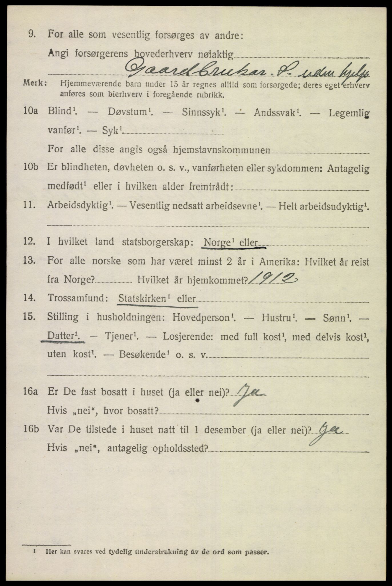 SAK, 1920 census for Finsland, 1920, p. 701
