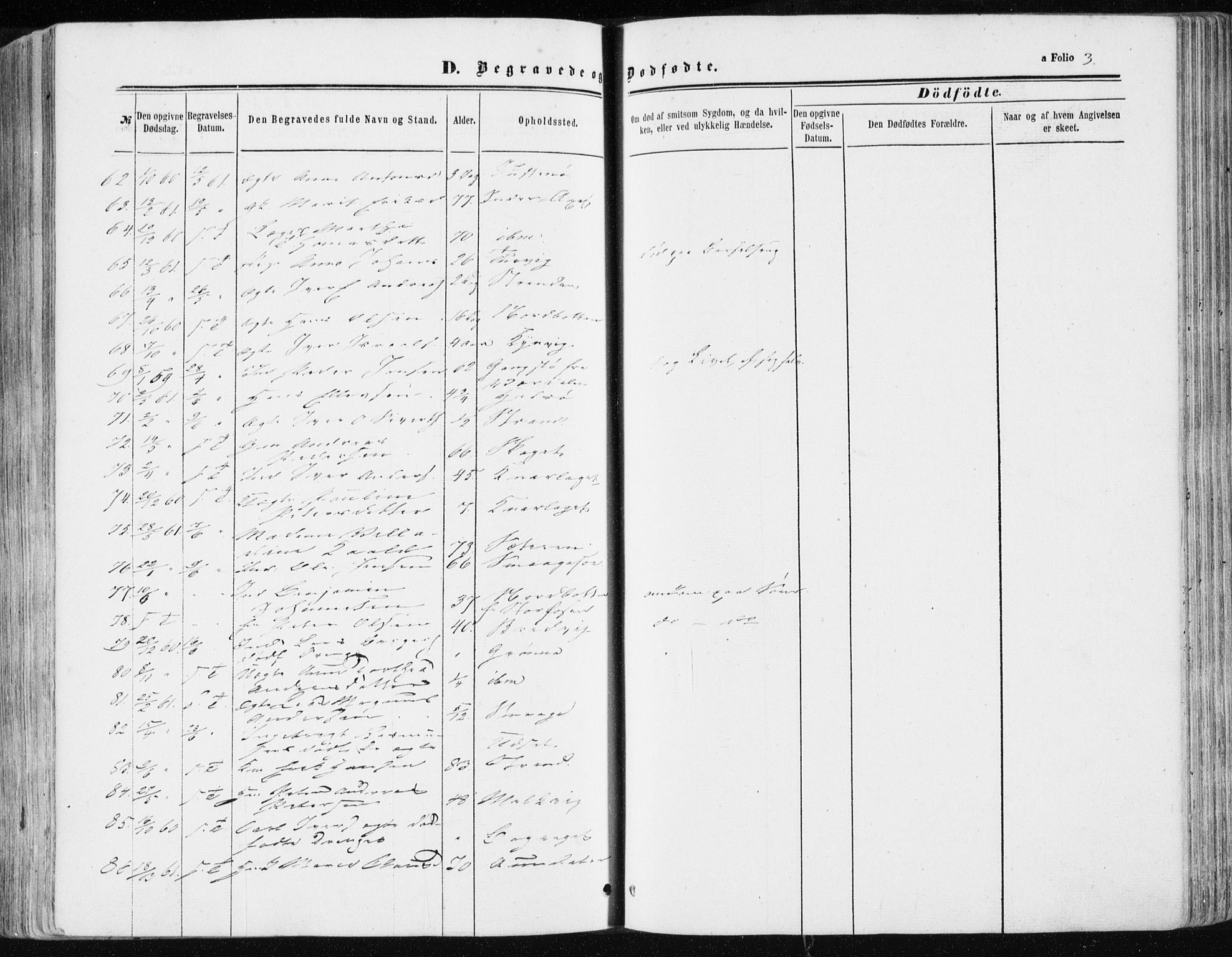 Ministerialprotokoller, klokkerbøker og fødselsregistre - Sør-Trøndelag, AV/SAT-A-1456/634/L0531: Parish register (official) no. 634A07, 1861-1870, p. 3