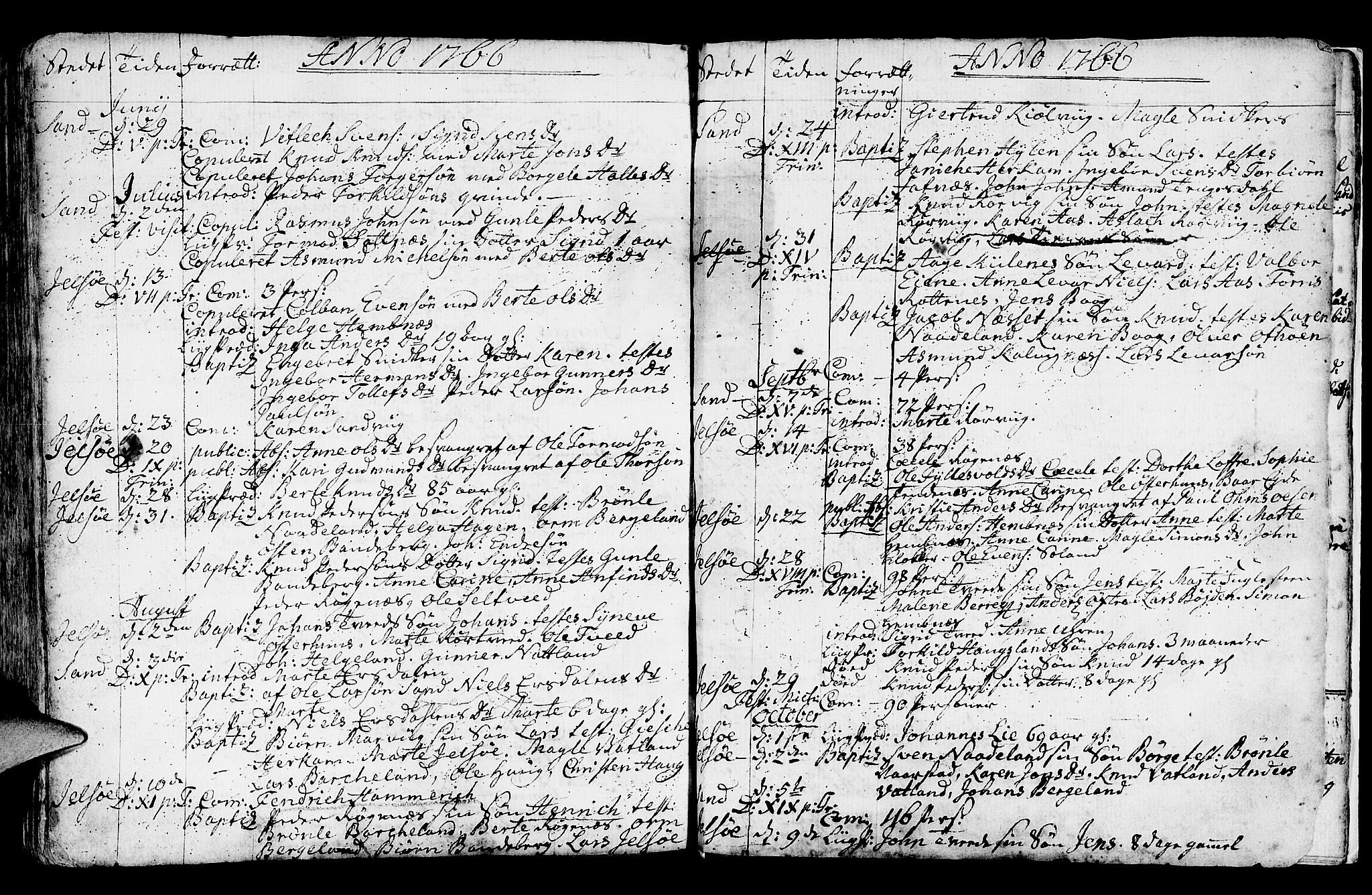 Jelsa sokneprestkontor, AV/SAST-A-101842/01/IV: Parish register (official) no. A 2, 1753-1767