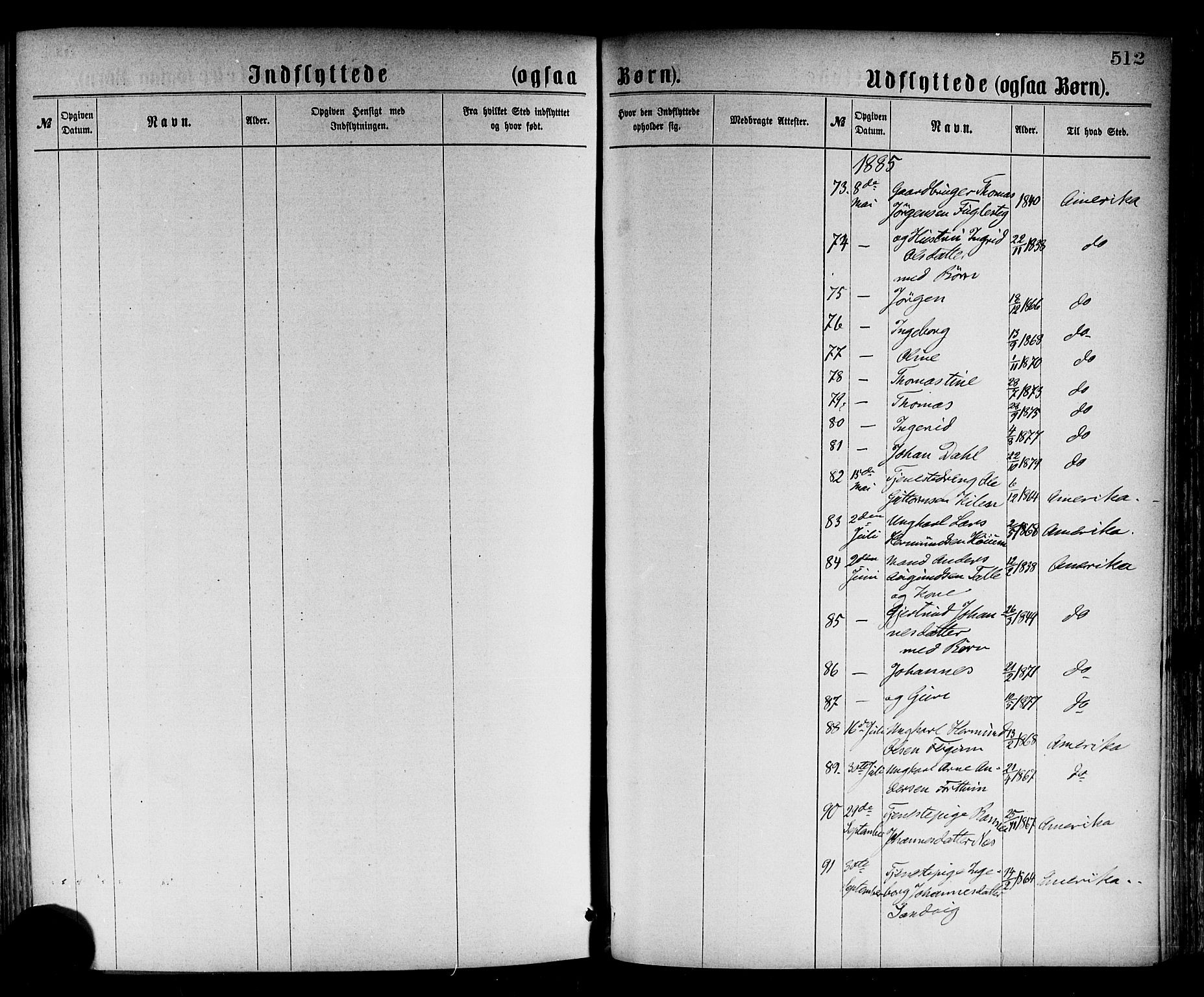 Luster sokneprestembete, AV/SAB-A-81101/H/Haa/Haaa/L0010: Parish register (official) no. A 10, 1871-1886, p. 512