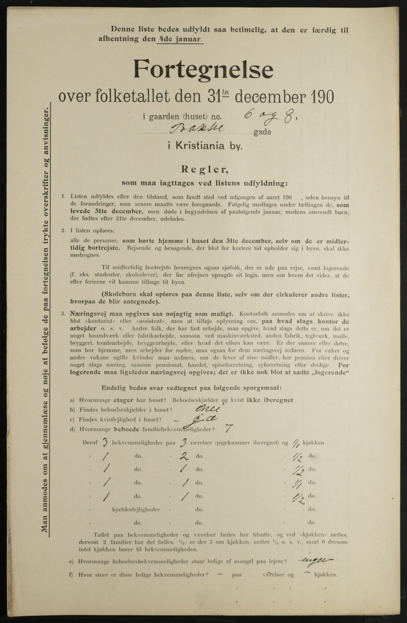 OBA, Municipal Census 1901 for Kristiania, 1901, p. 547