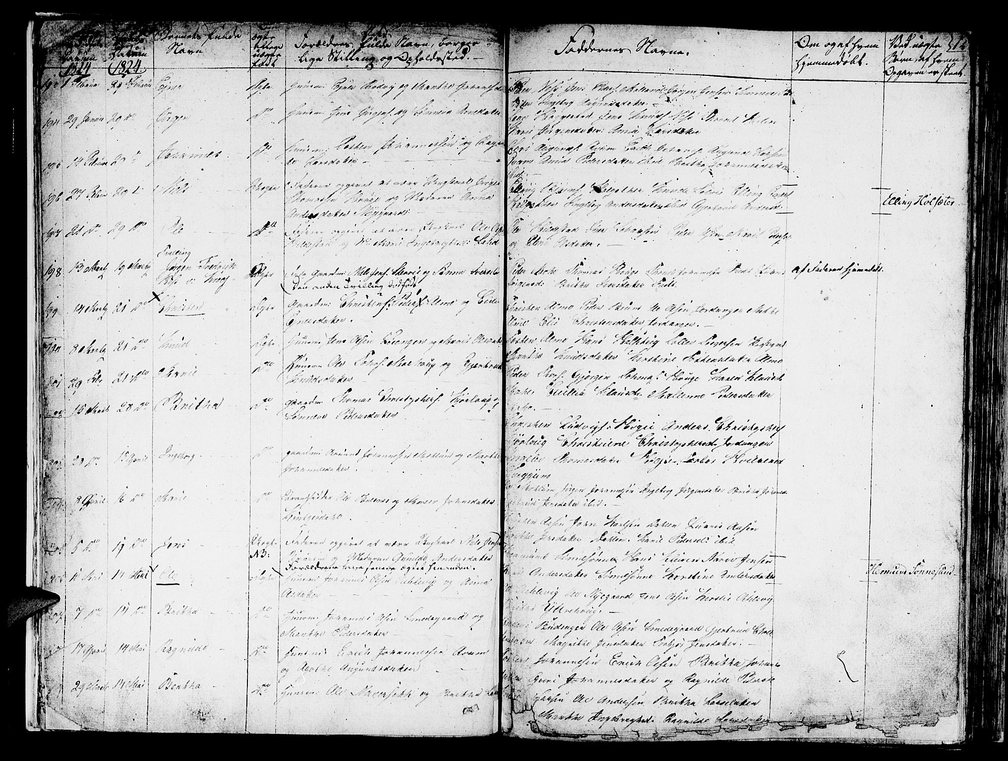 Hafslo sokneprestembete, AV/SAB-A-80301/H/Haa/Haaa/L0004: Parish register (official) no. A 4, 1821-1834, p. 12