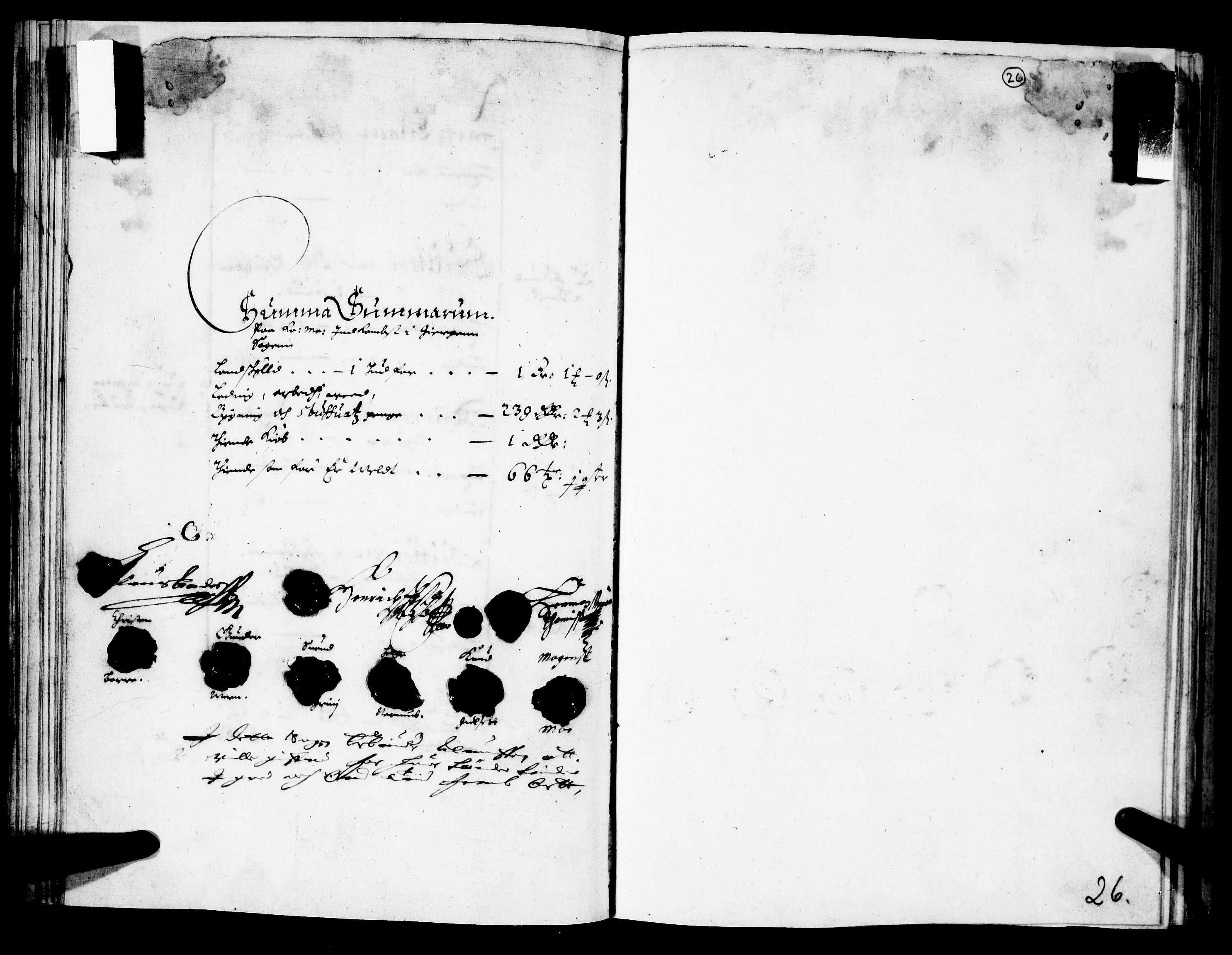 Rentekammeret inntil 1814, Realistisk ordnet avdeling, AV/RA-EA-4070/N/Nb/Nba/L0025: Bamble fogderi, 1665, p. 25b-26a