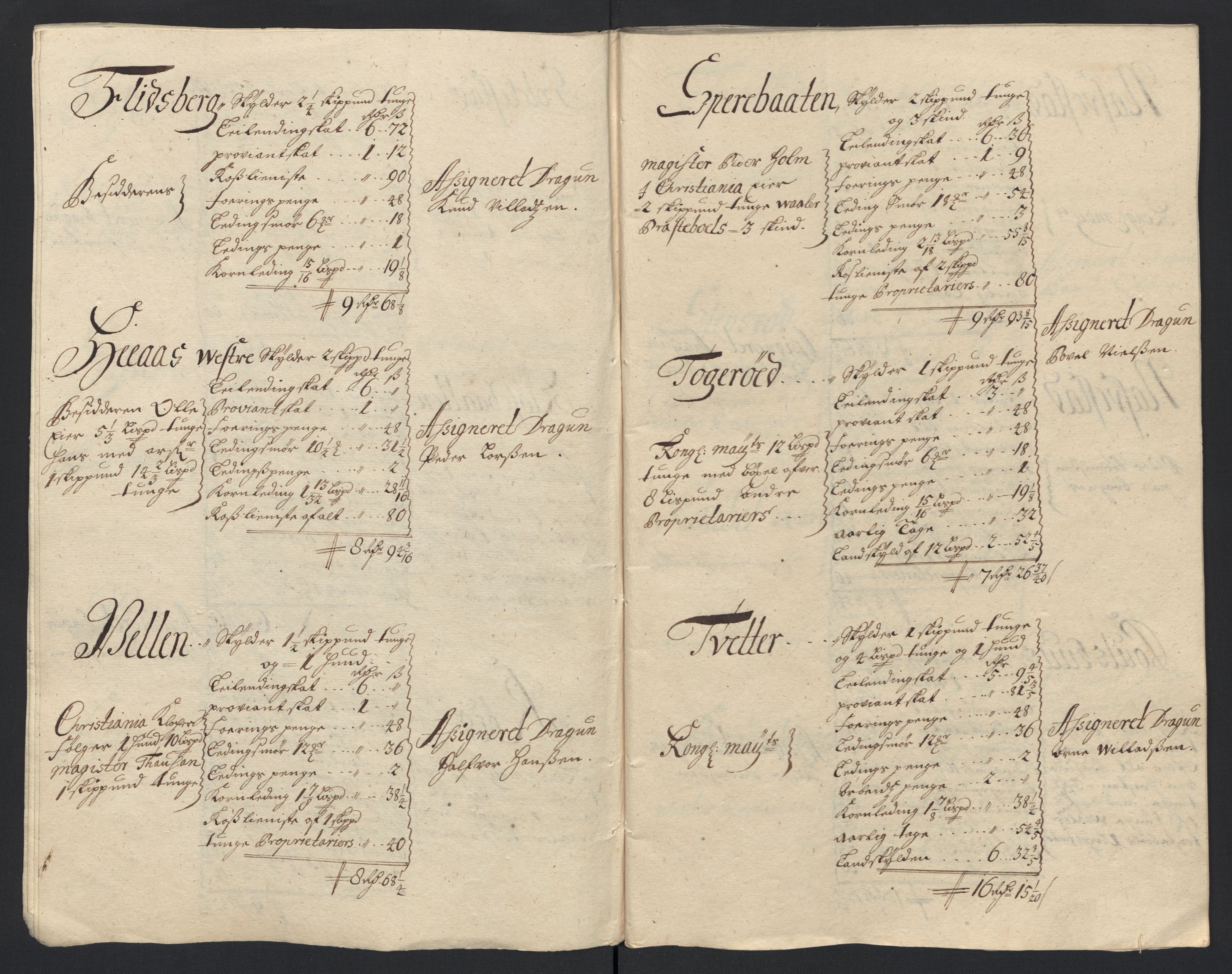 Rentekammeret inntil 1814, Reviderte regnskaper, Fogderegnskap, AV/RA-EA-4092/R04/L0133: Fogderegnskap Moss, Onsøy, Tune, Veme og Åbygge, 1705-1706, p. 69