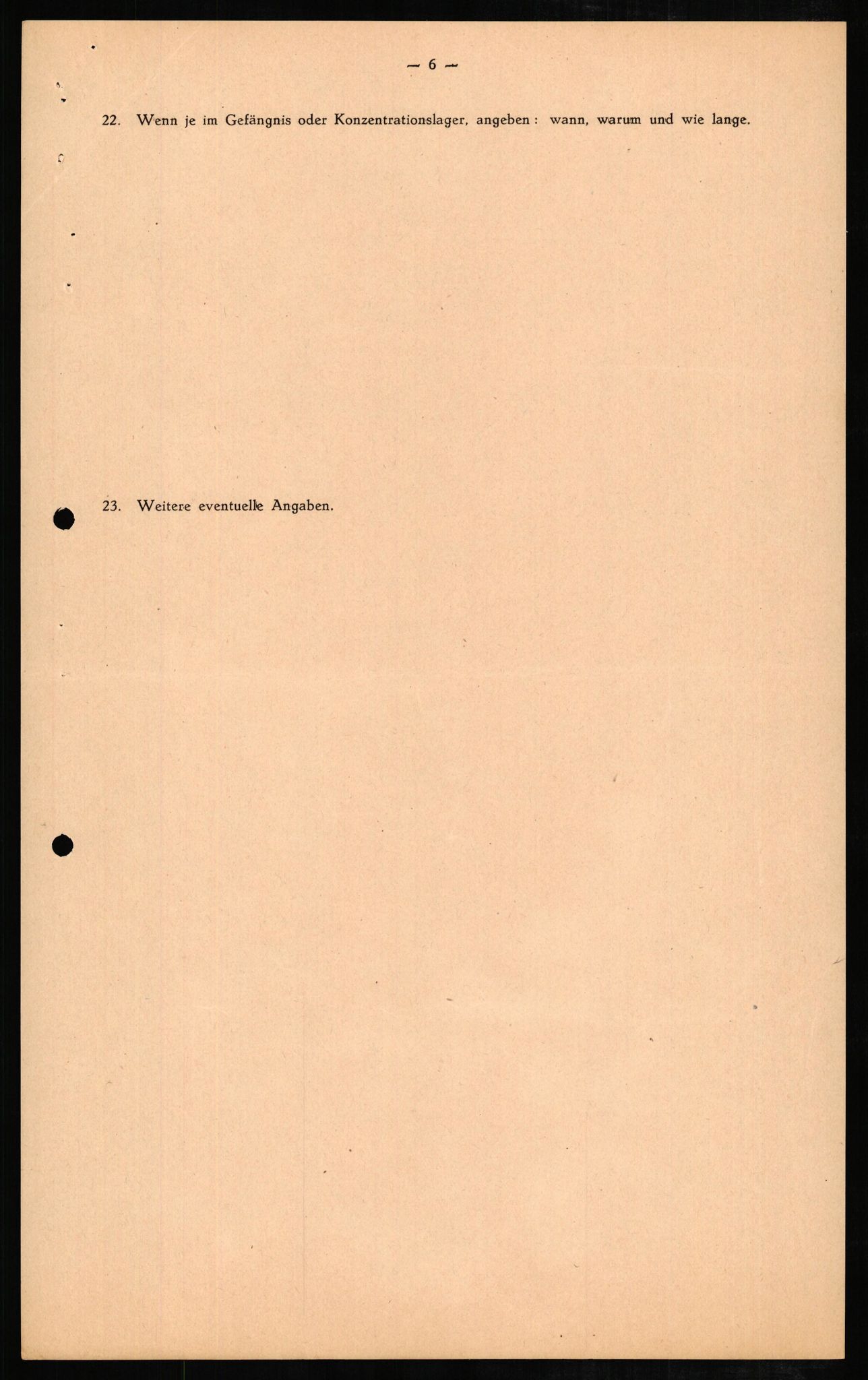 Forsvaret, Forsvarets overkommando II, RA/RAFA-3915/D/Db/L0007: CI Questionaires. Tyske okkupasjonsstyrker i Norge. Tyskere., 1945-1946, p. 257