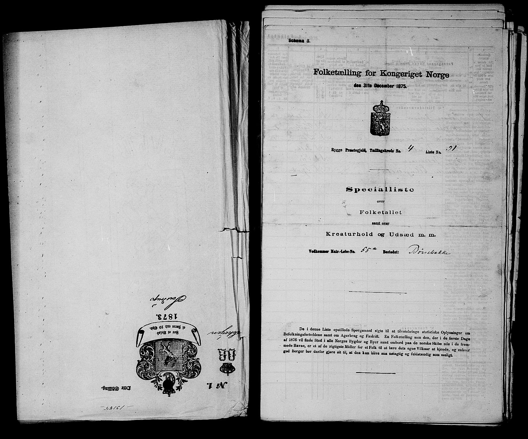 RA, 1875 census for 0136P Rygge, 1875, p. 651