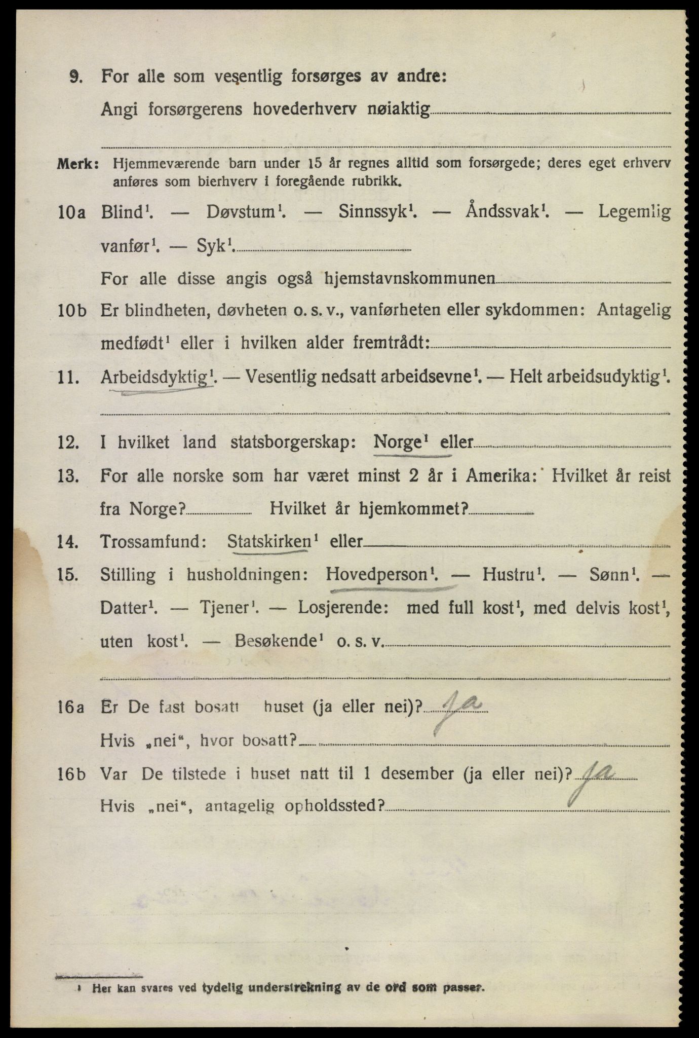 SAKO, 1920 census for Sauherad, 1920, p. 7152