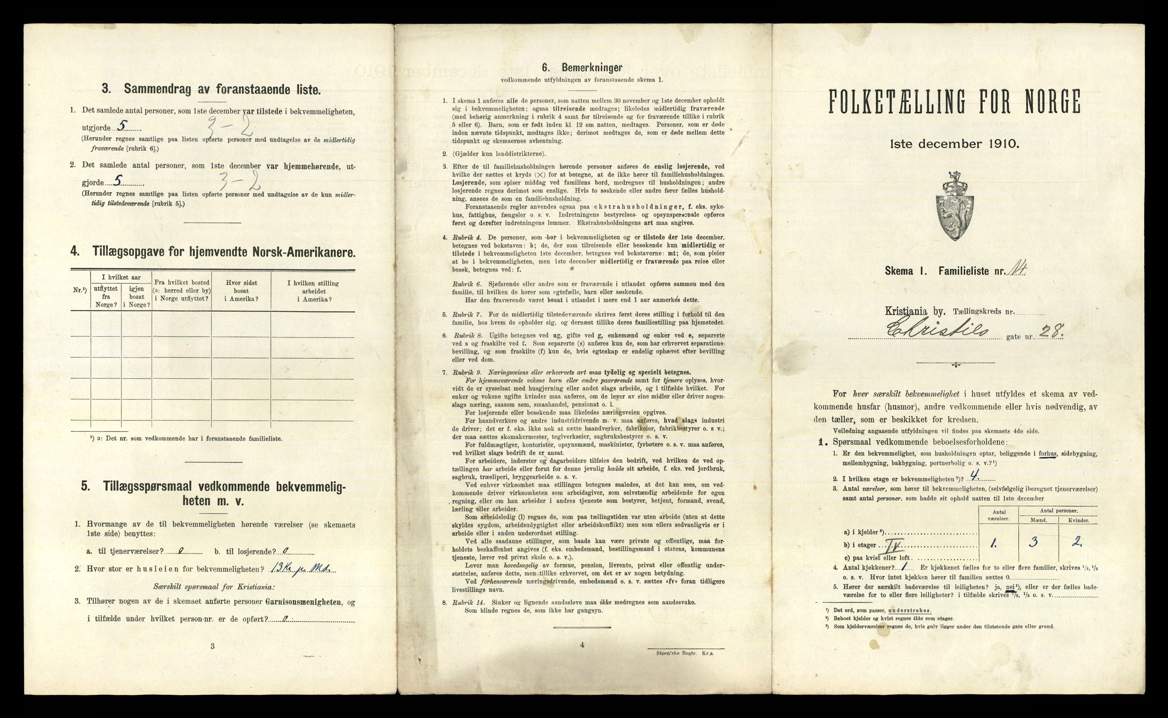 RA, 1910 census for Kristiania, 1910, p. 13473