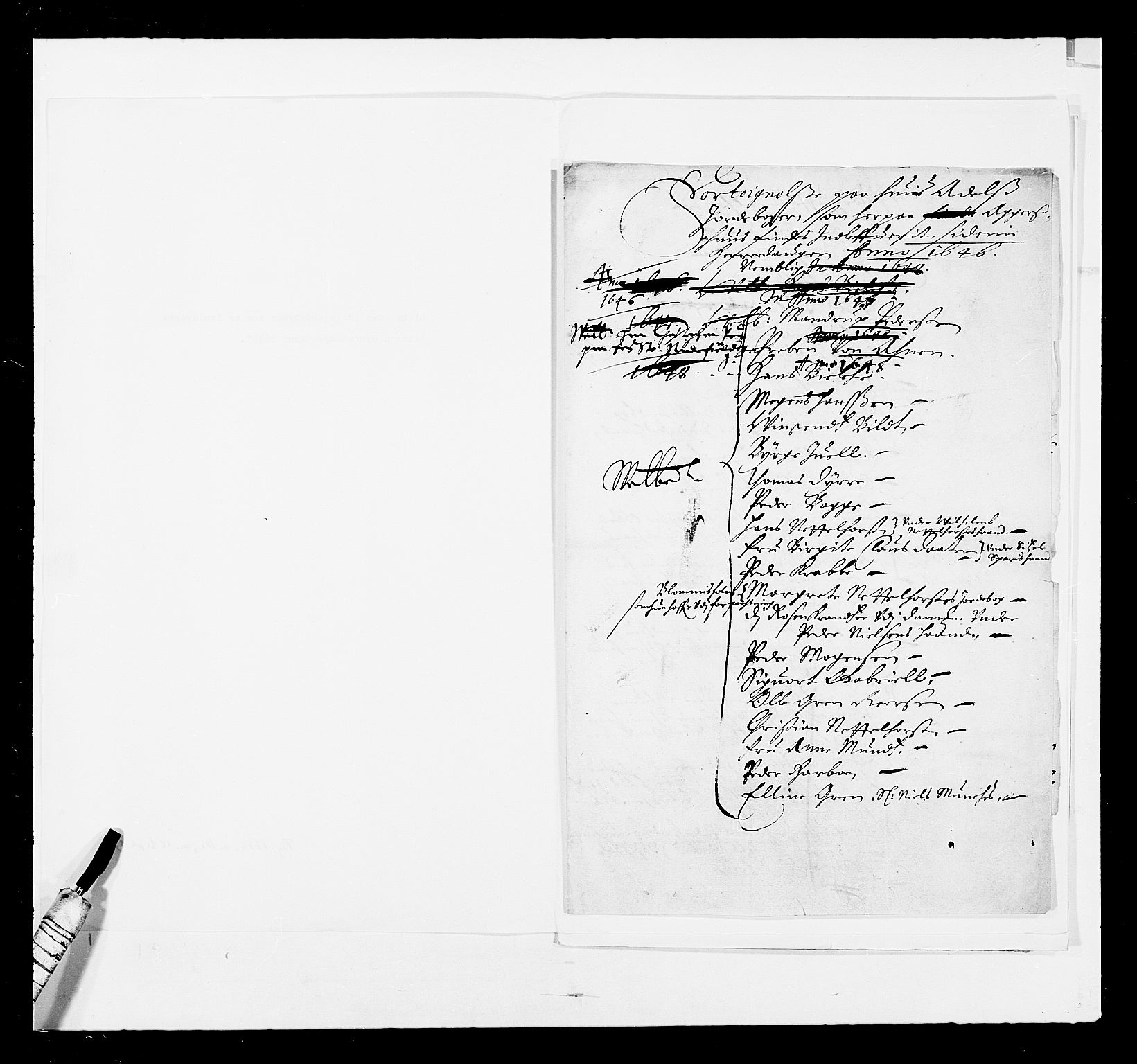 Stattholderembetet 1572-1771, AV/RA-EA-2870/Ek/L0021/0003: Jordebøker 1633-1658: / 10 adelsjordebøker fra forskjellige len, 1648-1649, p. 4