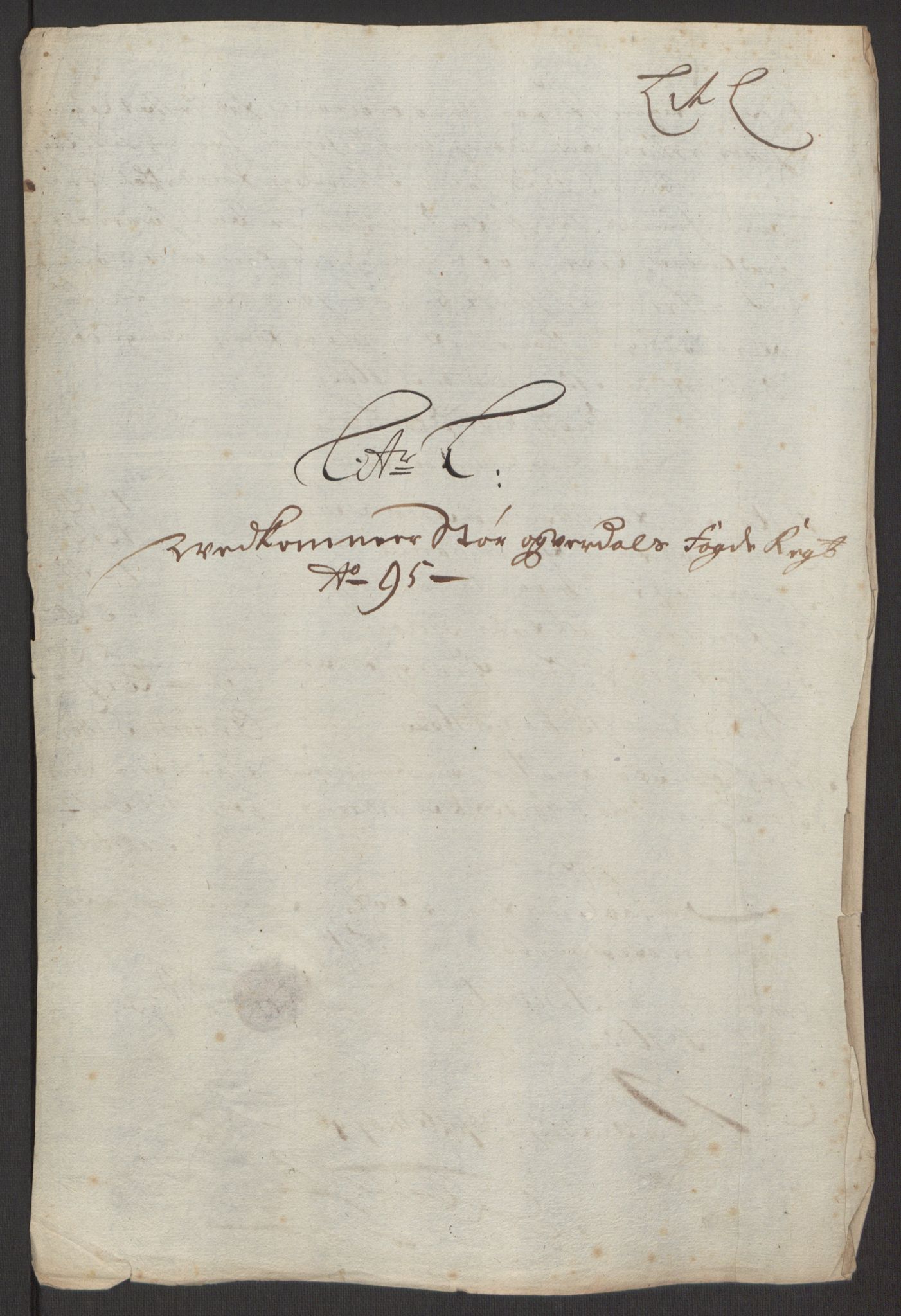 Rentekammeret inntil 1814, Reviderte regnskaper, Fogderegnskap, AV/RA-EA-4092/R62/L4187: Fogderegnskap Stjørdal og Verdal, 1695, p. 137