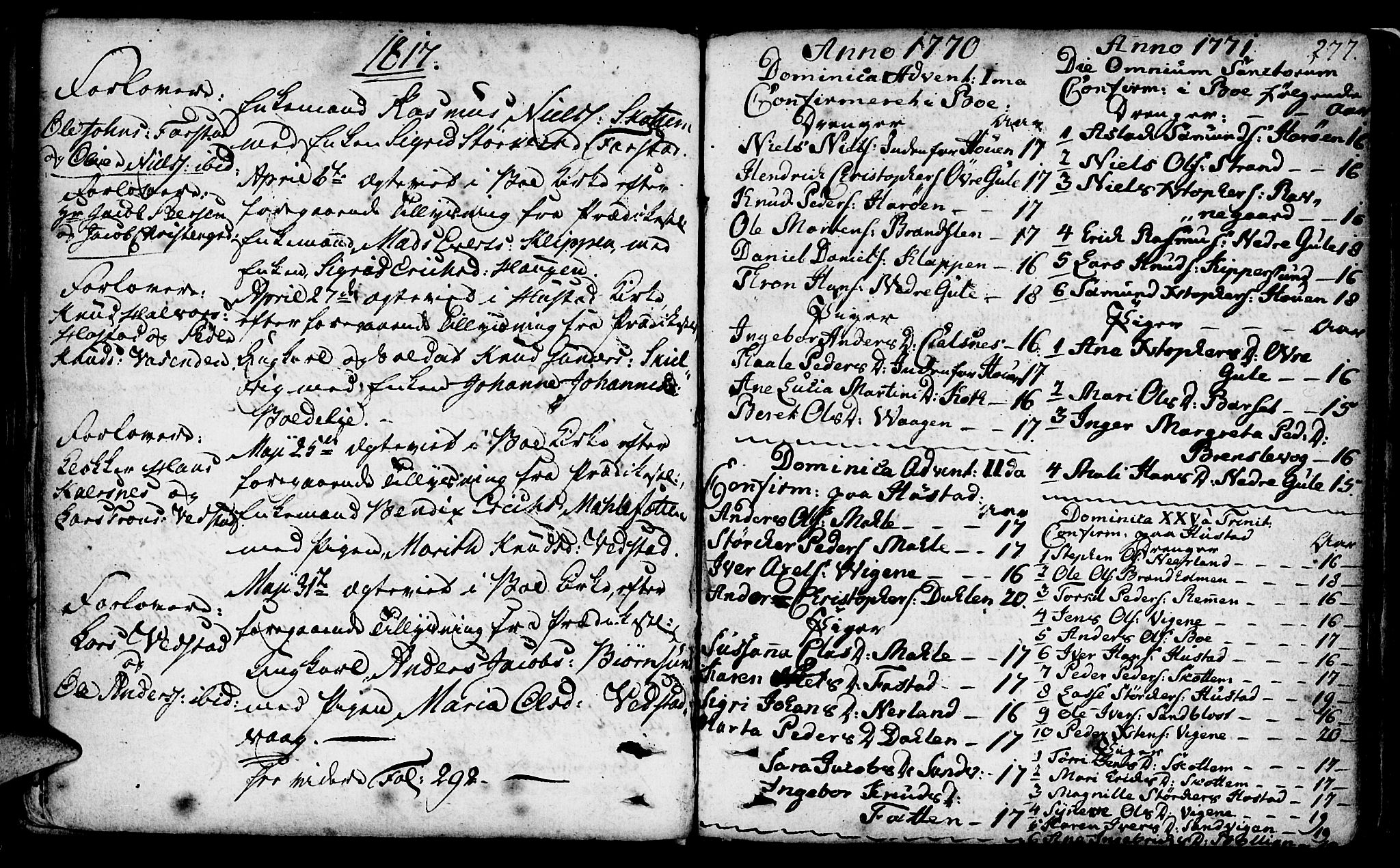 Ministerialprotokoller, klokkerbøker og fødselsregistre - Møre og Romsdal, AV/SAT-A-1454/566/L0761: Parish register (official) no. 566A02 /1, 1767-1817, p. 277