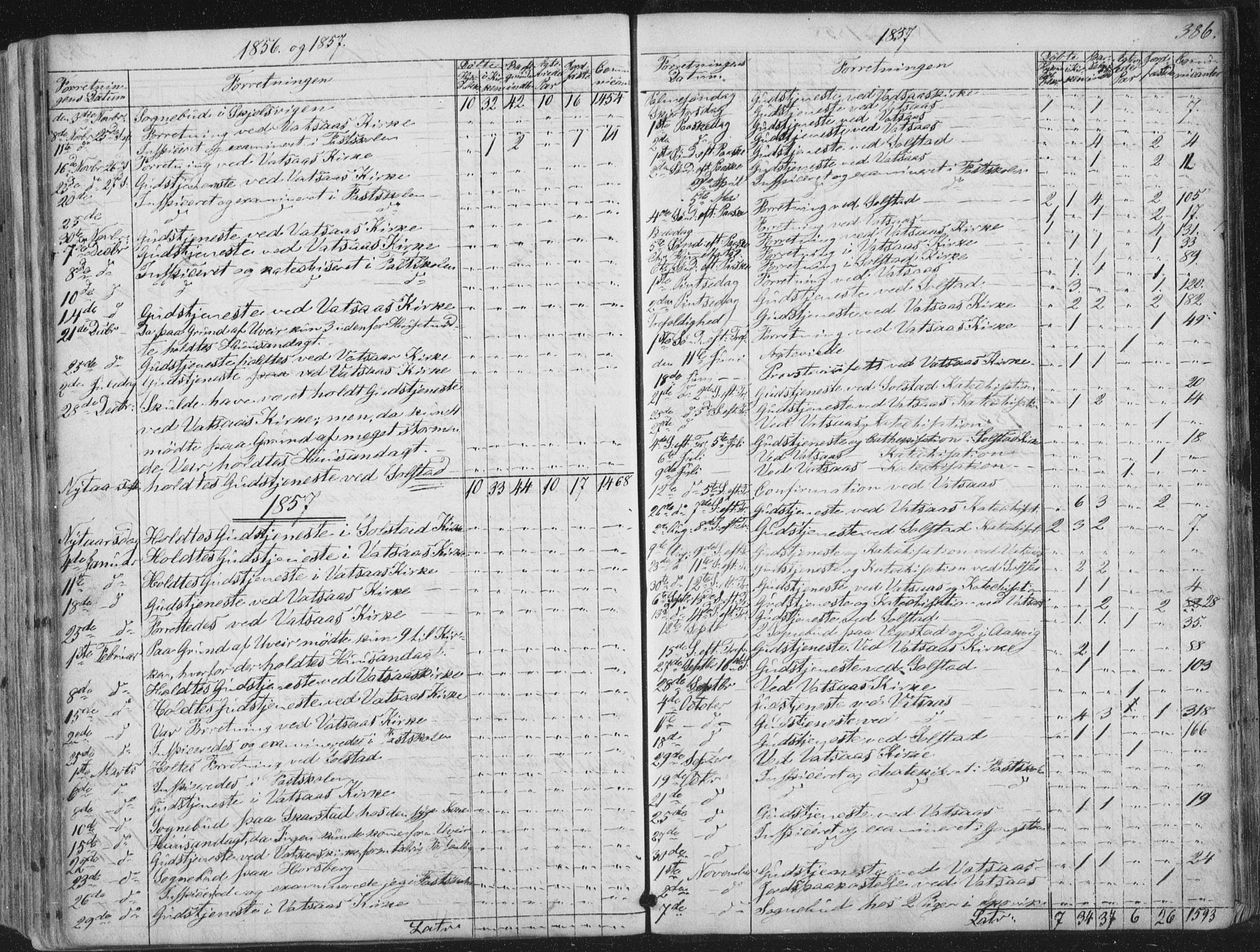 Ministerialprotokoller, klokkerbøker og fødselsregistre - Nordland, SAT/A-1459/810/L0144: Parish register (official) no. 810A07 /1, 1841-1862, p. 386